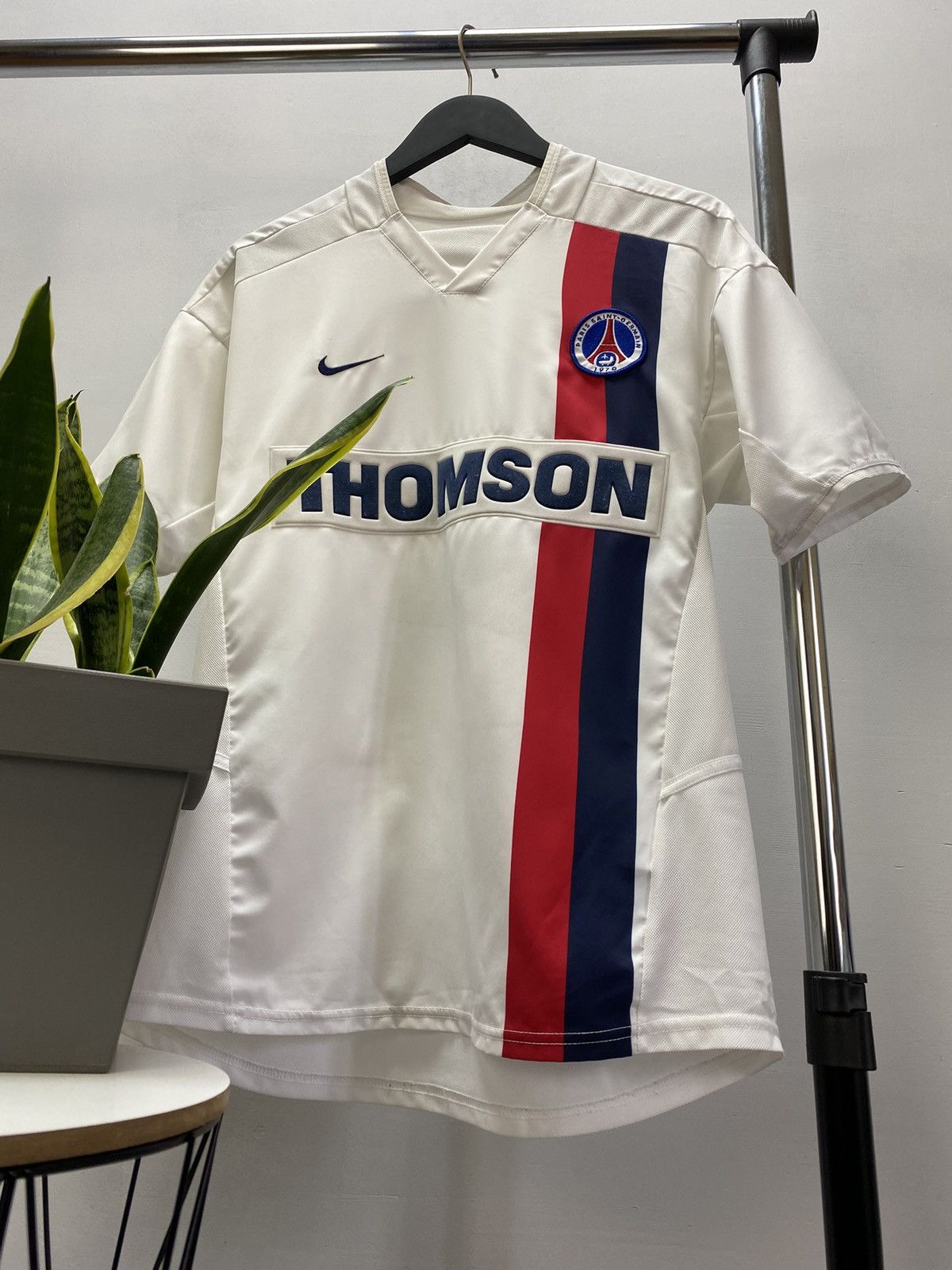 Vintage PSG Paris Saint Germain 2002 2003 Nike Soccer Jersey Size US S / EU 44-46 / 1 - 2 Thumbnail