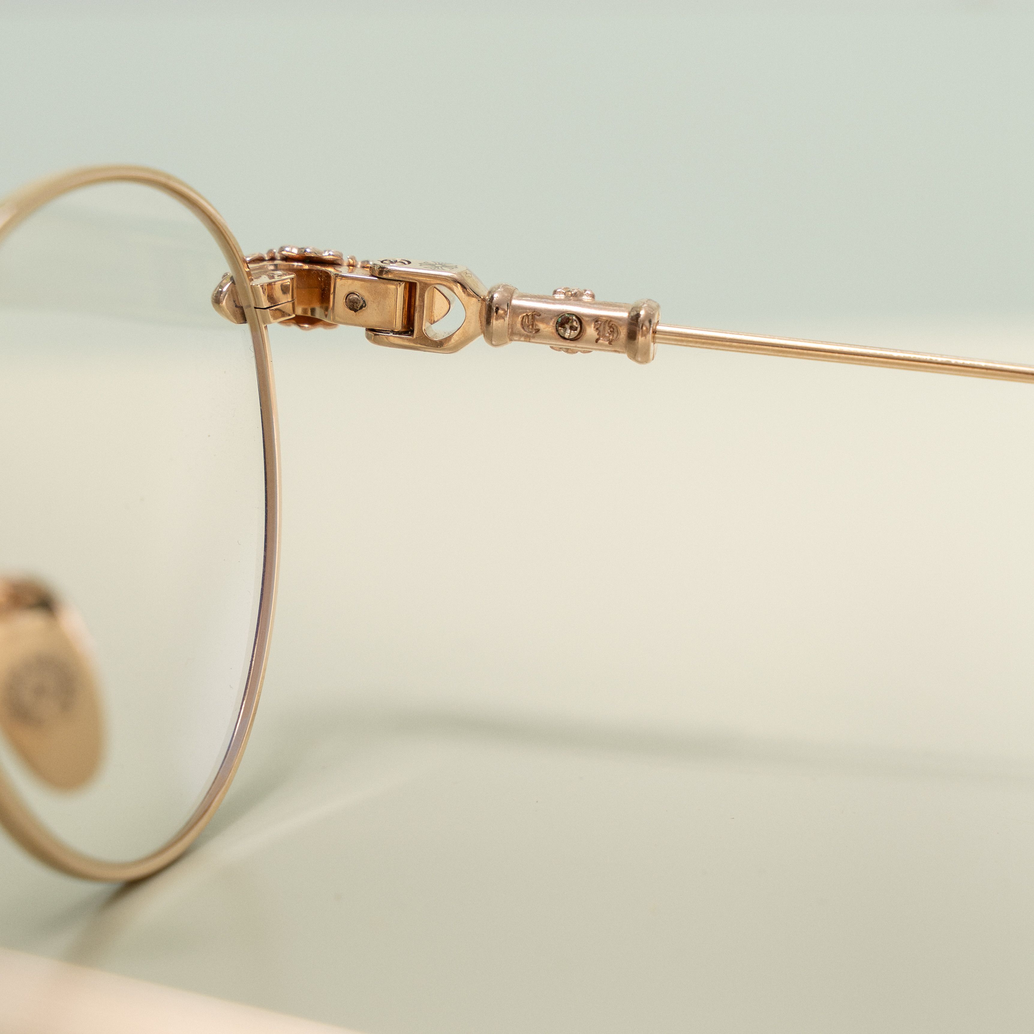 Chrome Hearts CHROME HEARTS Bubba Gold Glasses Size ONE SIZE - 6 Thumbnail