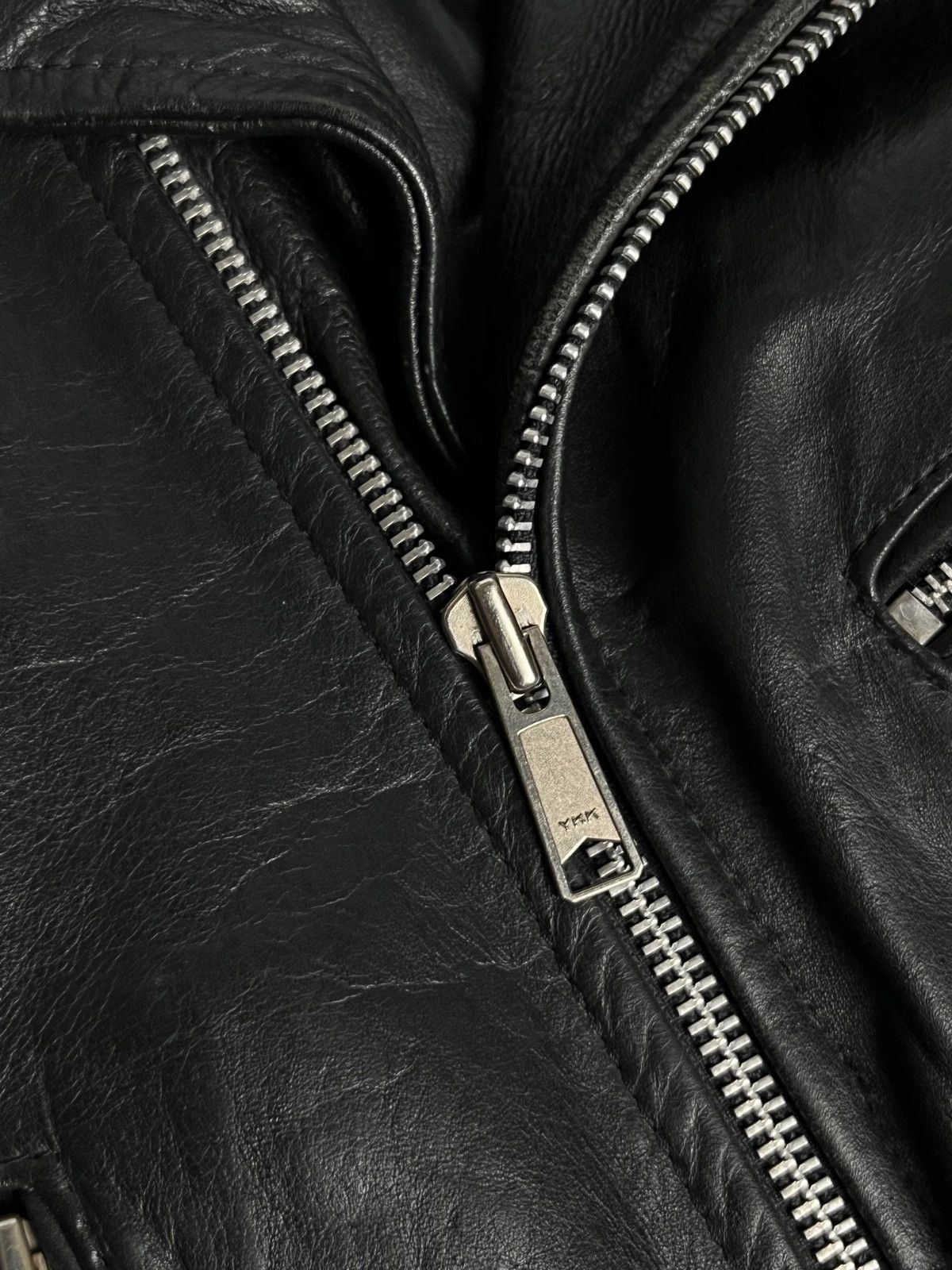 Vintage Vintage 90s Avant Garde Real Leather Ramones Jacket Size US S / EU 44-46 / 1 - 8 Thumbnail