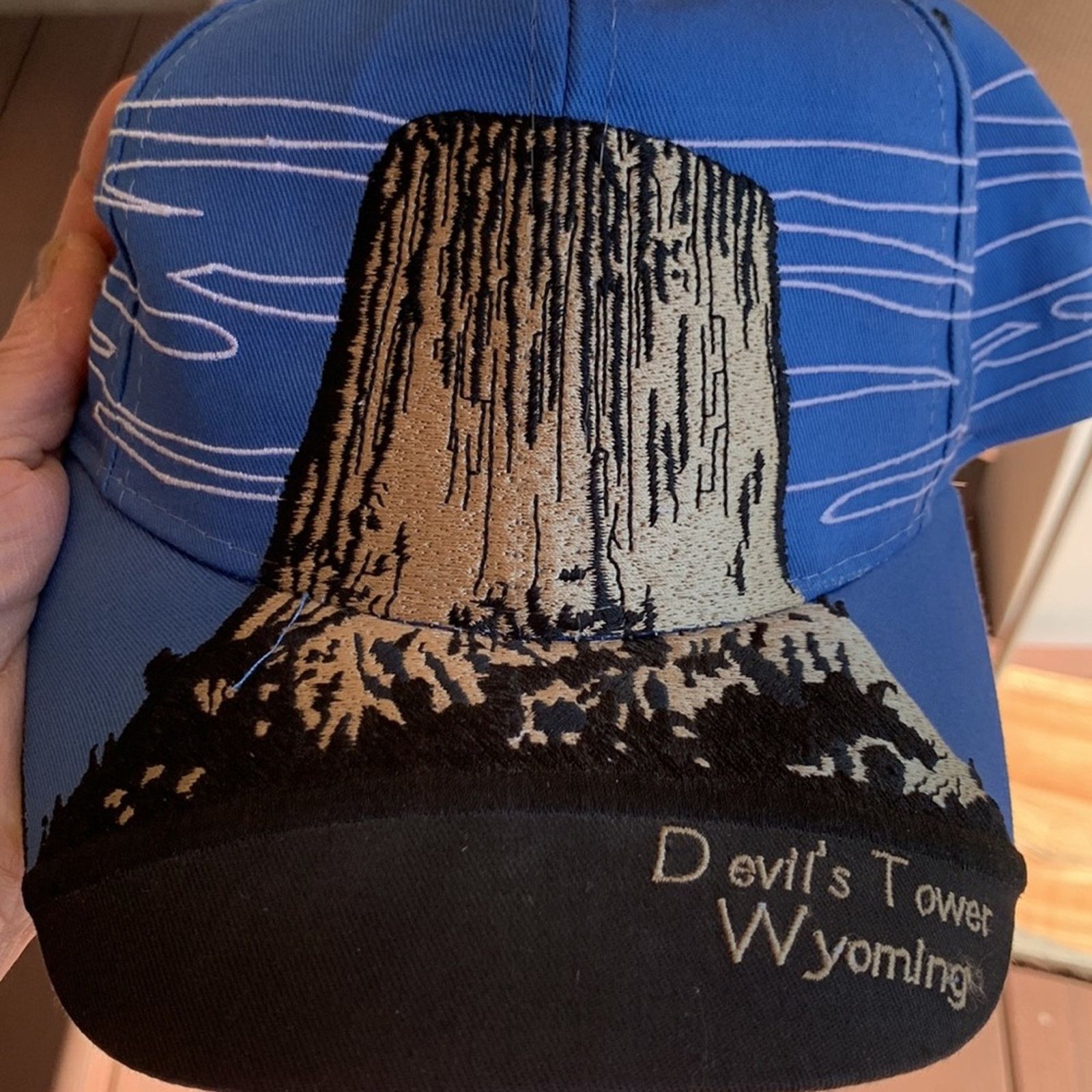 Vintage Devil's Tower Wyoming Trucker Hat Baseball Hat Cap Size ONE SIZE - 9 Thumbnail