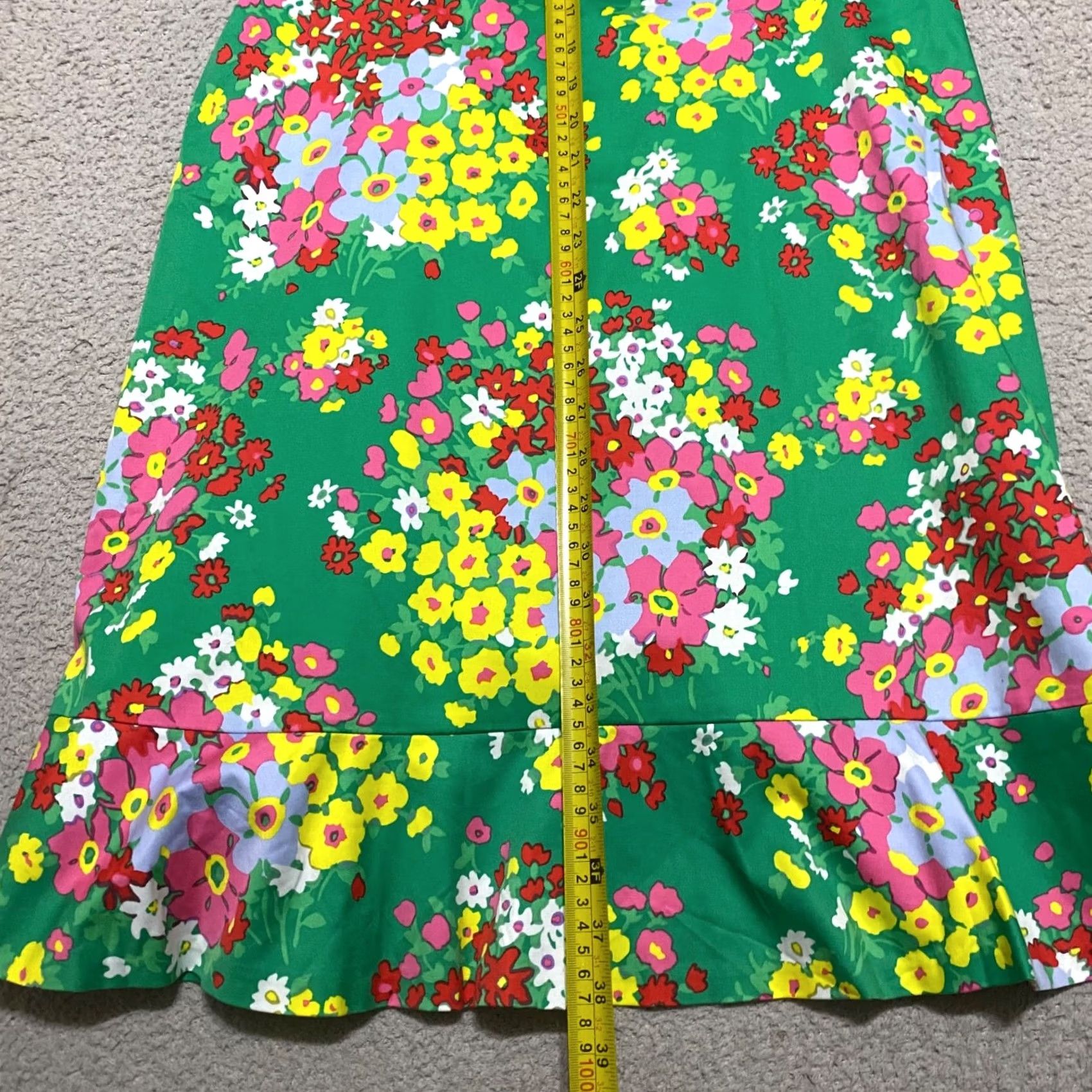 Talbots Talbots Dress Multicolor Floral Sleeveless Sheath Round Neck Lined 8 Womens KS Size M / US 6-8 / IT 42-44 - 5 Thumbnail