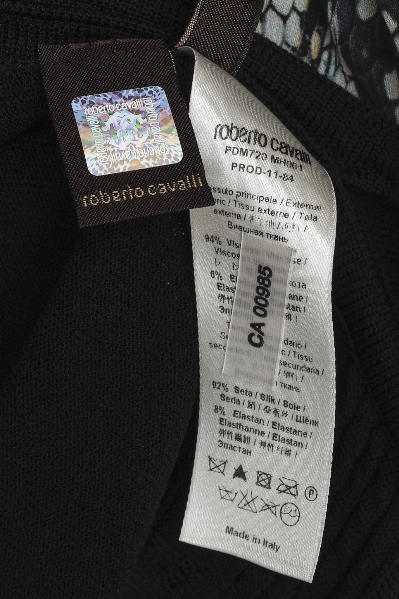 Roberto Cavalli Roberto Cavalli Black Fringe Shawl Cardigan Size M / US 6-8 / IT 42-44 - 11 Thumbnail