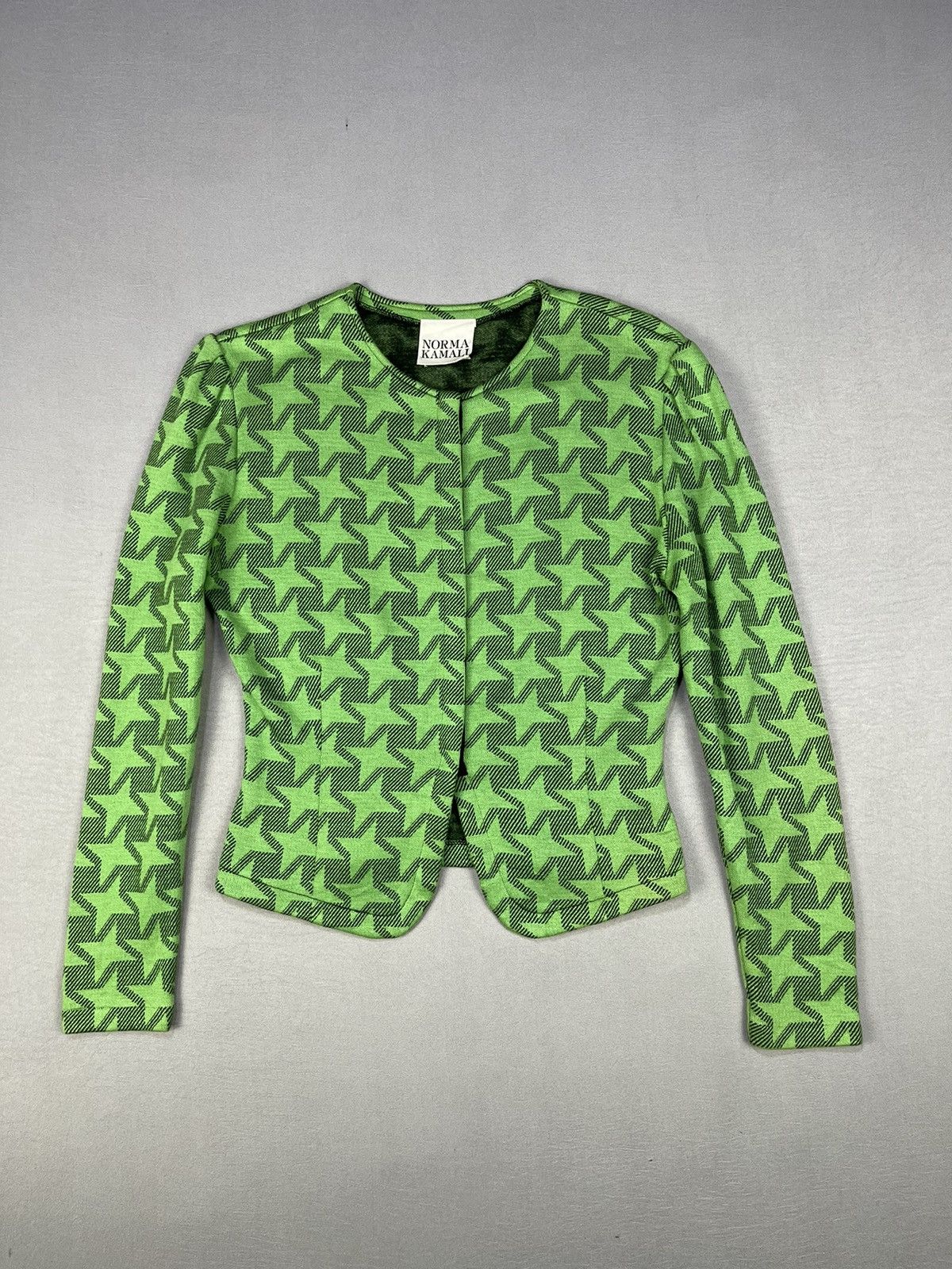 Norma Kamali Norma Kamali Green Starred Crop Top Size M / US 6-8 / IT 42-44 - 5 Thumbnail