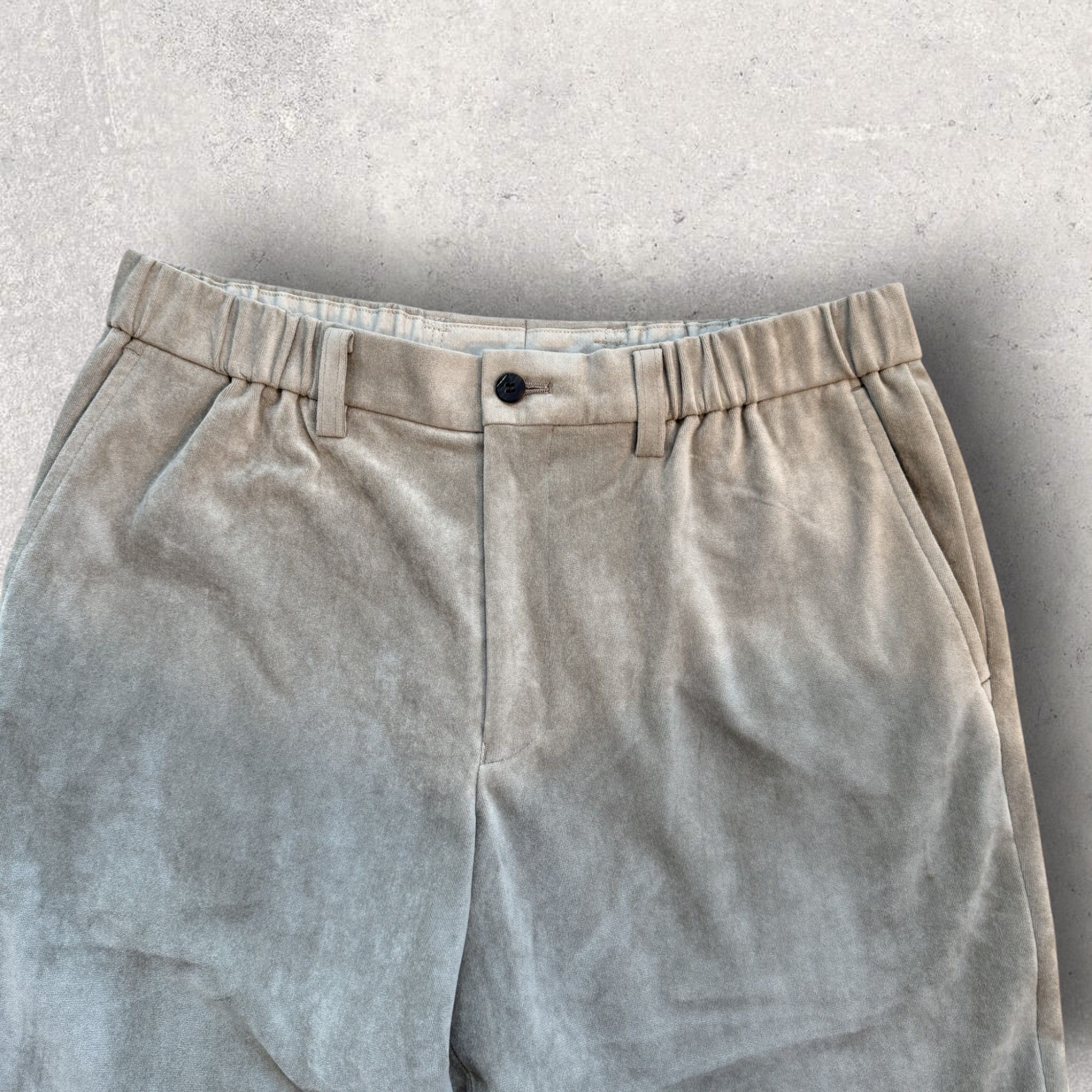 Issey Miyake Beige Velour Pants Size US 32 / EU 48 - 4 Thumbnail