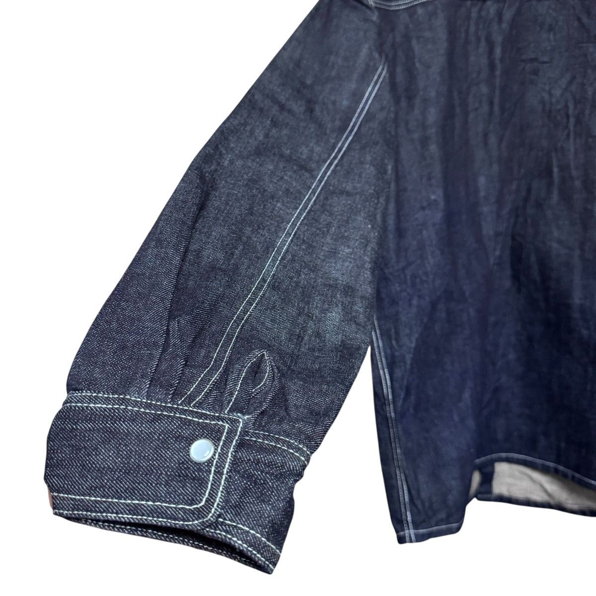 West Coast Choppers West Coast Choppers Pearl Snap Western Denim Shirt Heavy Size US XXL / EU 58 / 5 - 10 Thumbnail