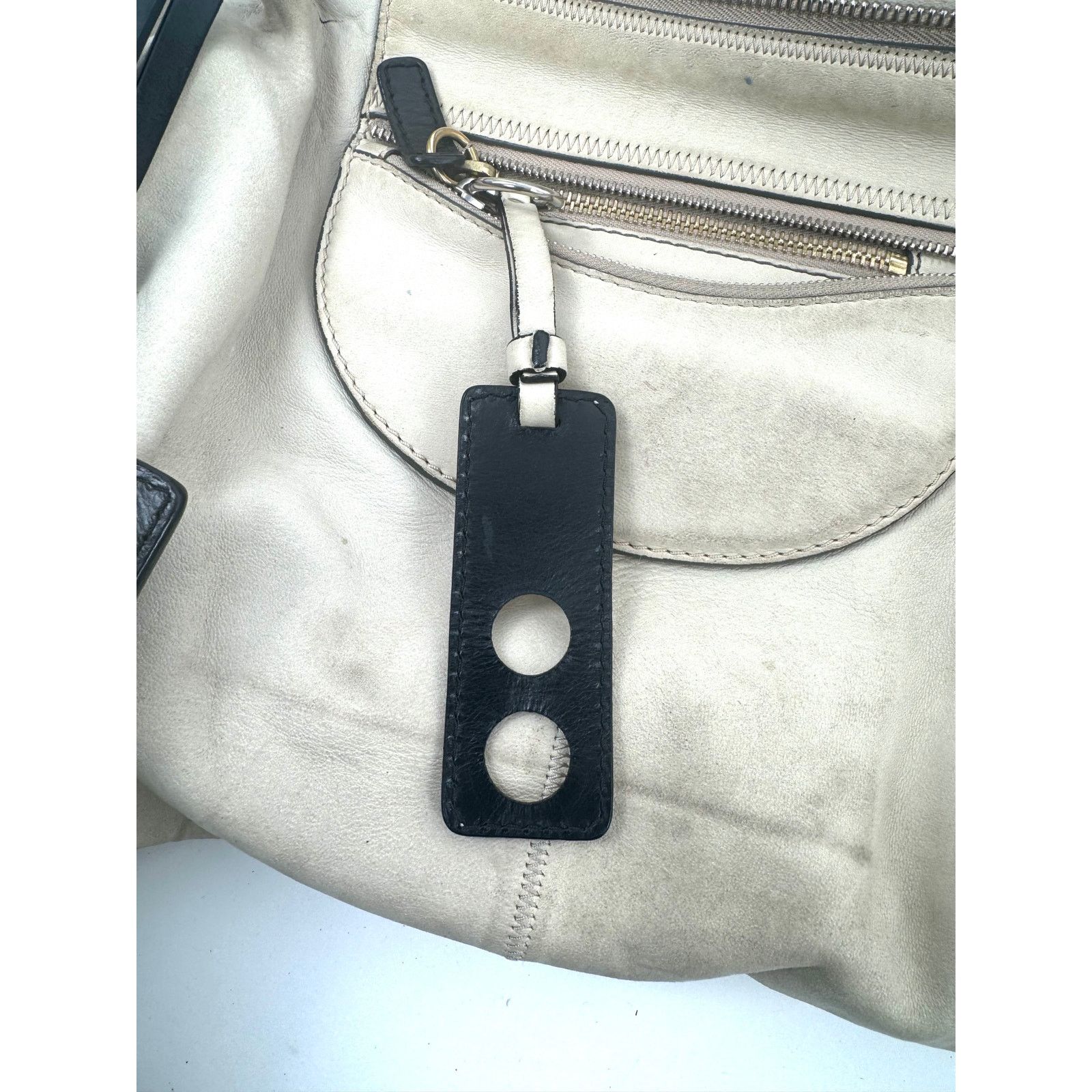 Chloe Chloe Cream Suede Leather Hobo Bag Size ONE SIZE - 7 Thumbnail