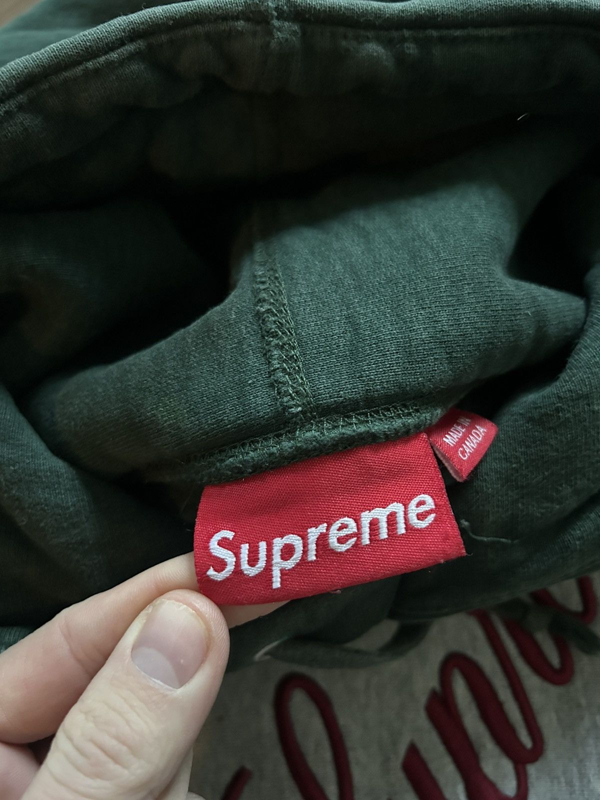 Supreme Supreme Split Hoodie Grey/Green F/W 2012 Large Size US L / EU 52-54 / 3 - 4 Thumbnail