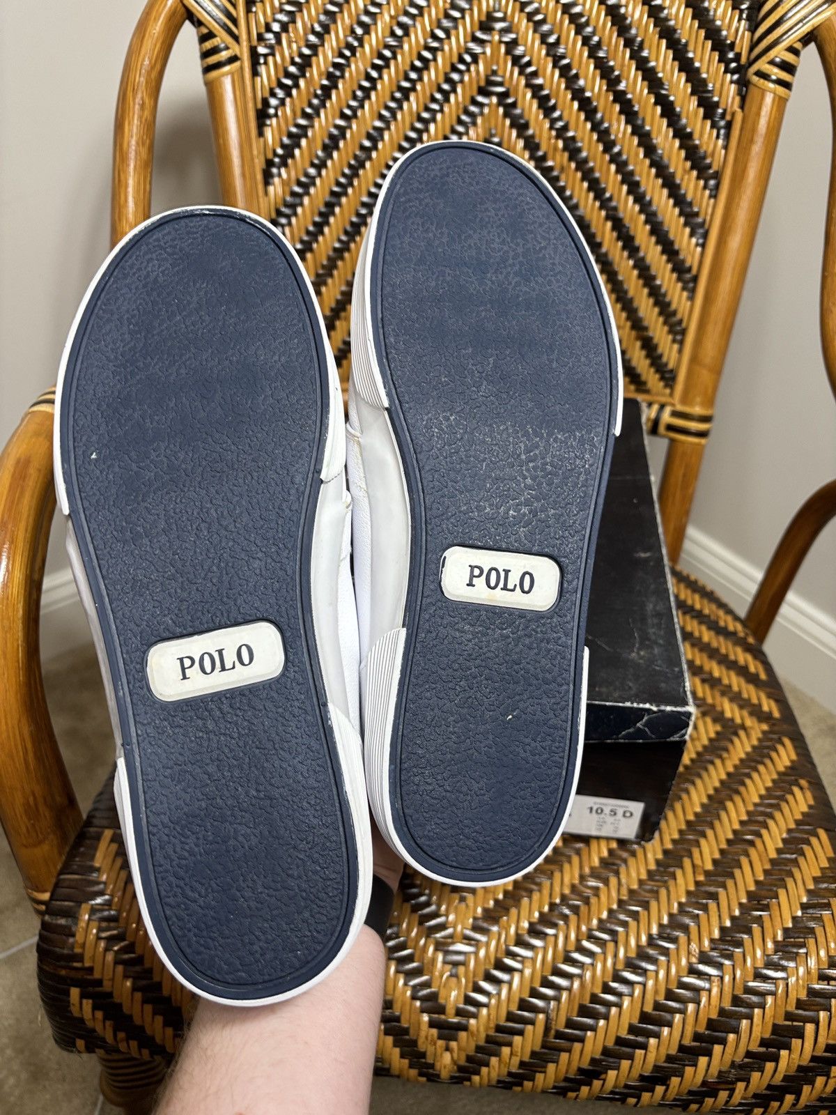 Polo Ralph Lauren Polo Ralph Lauren Faxon Low Top Sneakers 10.5 Men’s Size US 10.5 / EU 43-44 - 7 Thumbnail