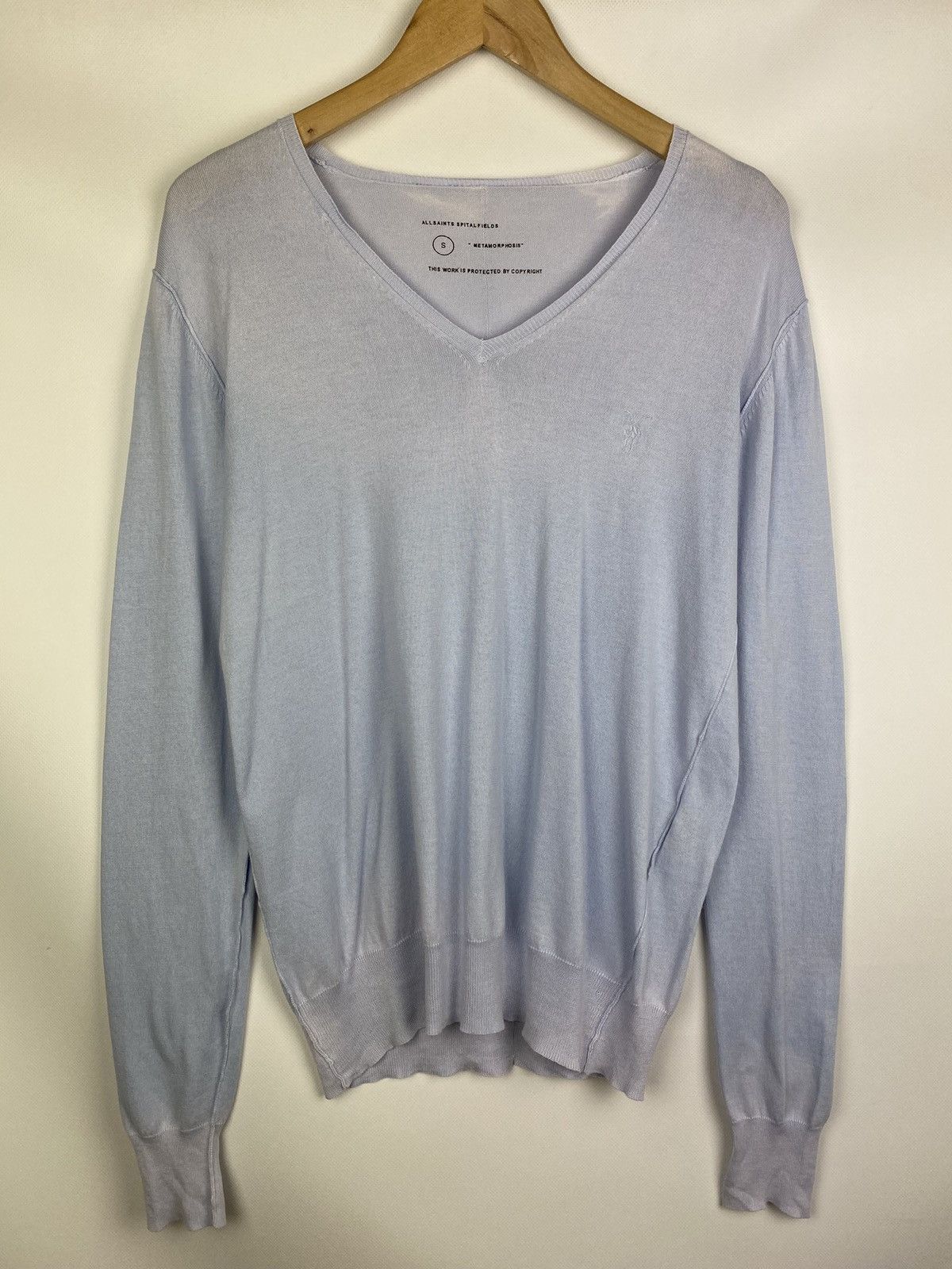 Allsaints Allsaints Fade L/S V-neck men’s sweater pullover AW08 size S Size US S / EU 44-46 / 1 - 1 Thumbnail