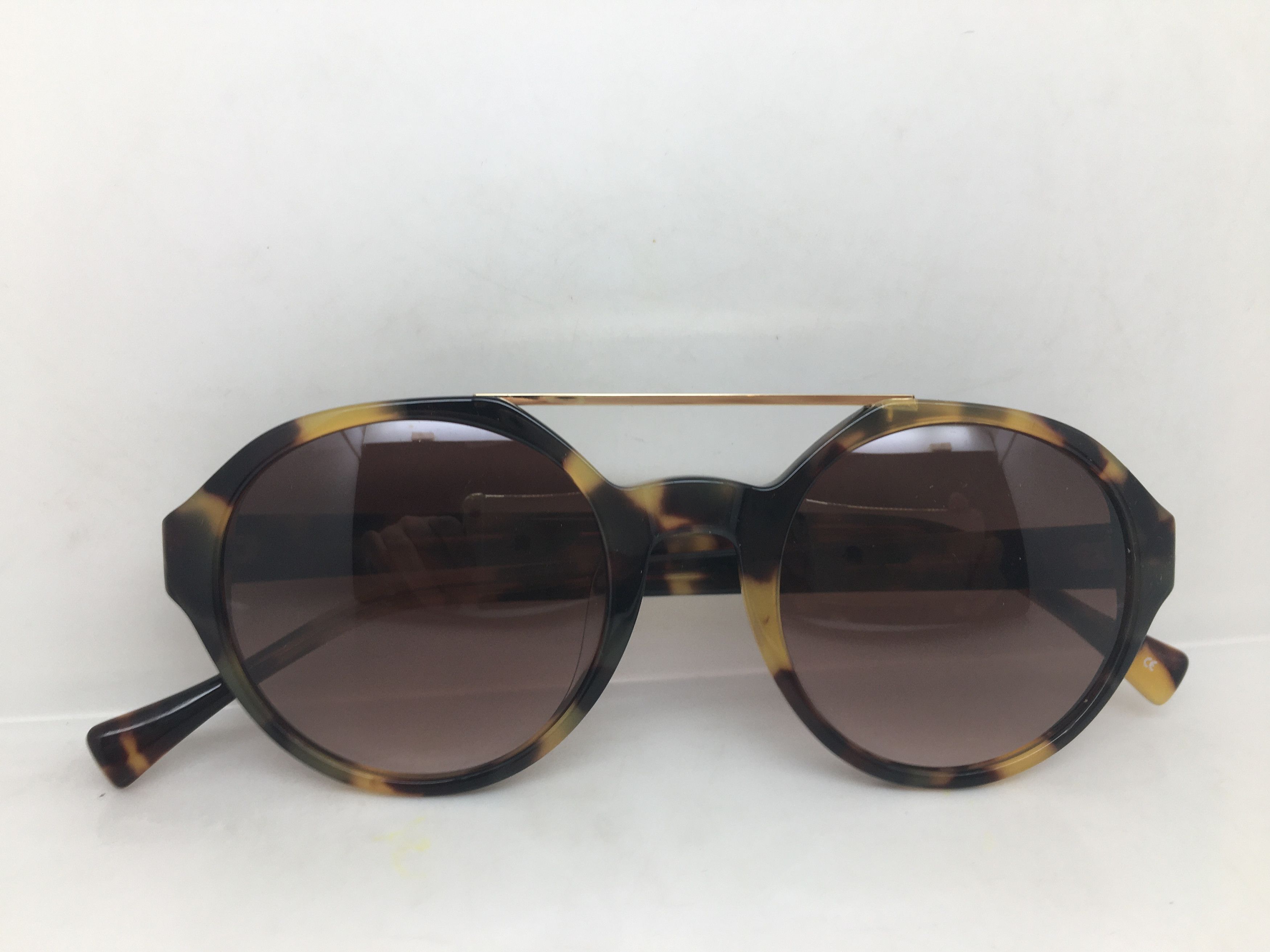 Other Handmade Tortoise Acetate ARTSTOCRST Round Sunglasses Frame Size ONE SIZE - 7 Thumbnail