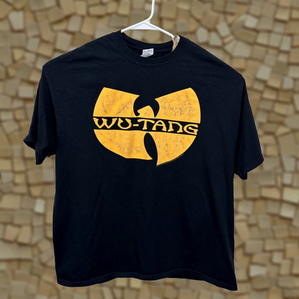 Anvil VINTAGE Wu Tang Clan T Shirt 3XL Rap Tee Method Tour Rage against the Machine Shirt Mens Black Cotton Crew Neck Short Sleeve Graphic Print 2000s Size US XXL / EU 58 / 5 - 1 Thumbnail