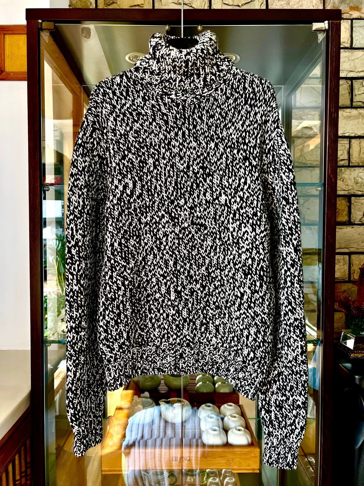 Saint Laurent Paris saint laurent high-neck wool sweater Size US S / EU 44-46 / 1 - 1 Thumbnail