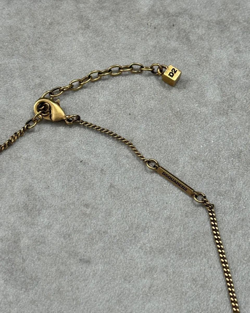 Dsquared2 Dsquared2 Gold Metal Multi-Charm Cross Necklace Size ONE SIZE - 5 Thumbnail