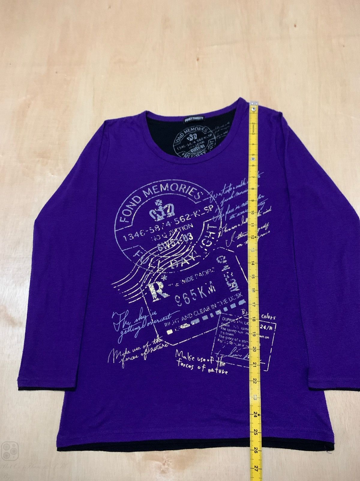 Beauty Beast × If Six Was Nine × Japanese Brand Y2k Pinky Sweety ifsixwasnine punk style Longsleve Size US L / EU 52-54 / 3 - 8 Thumbnail