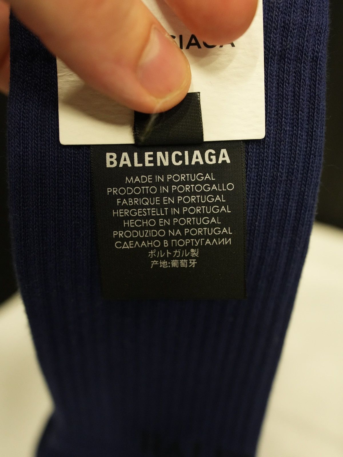 Balenciaga Balenciaga Logo Socks Size ONE SIZE - 5 Thumbnail