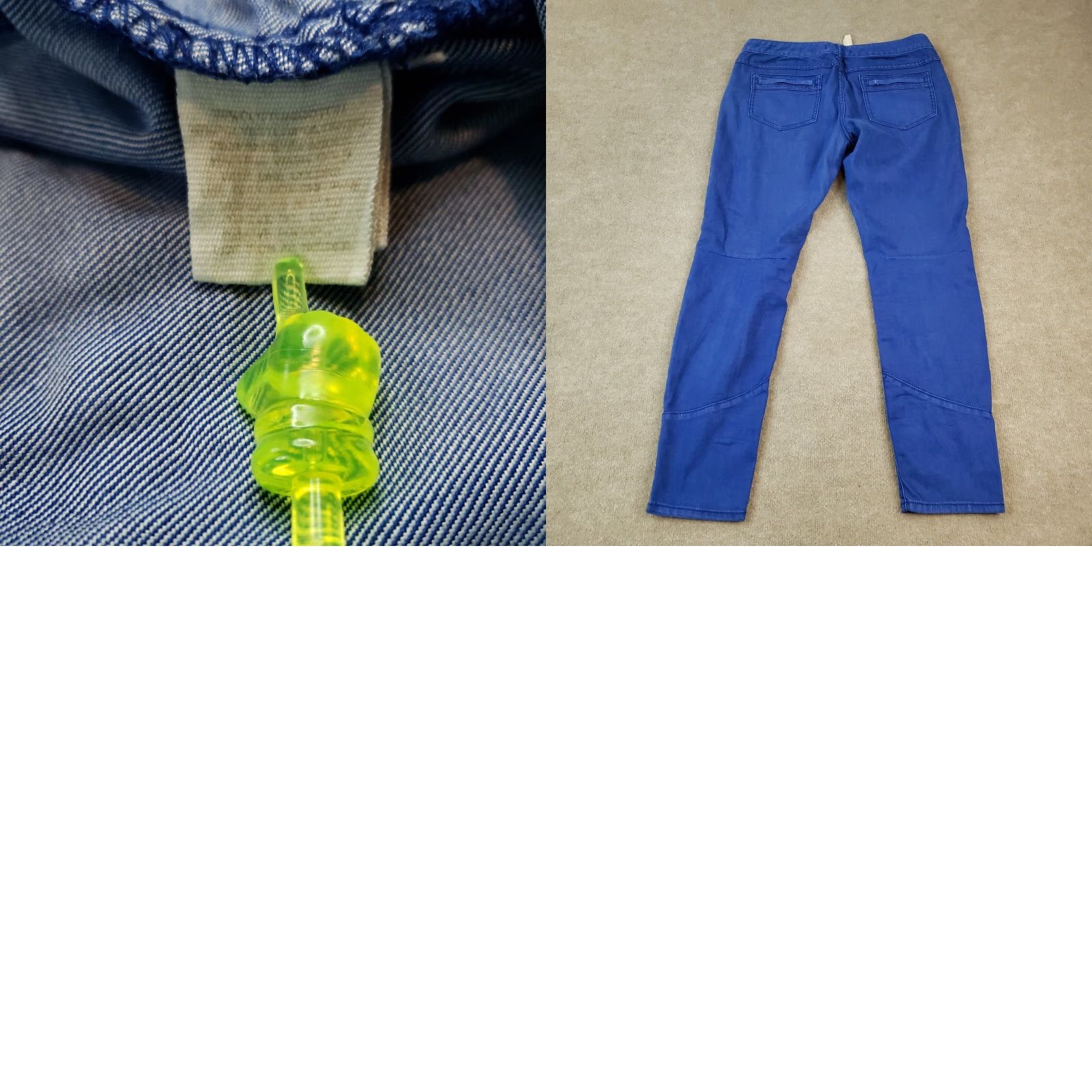 Free People Free People Jeans Womens 33x29 Blue Skinny Regular Zip 5-Pocket Denim Color Size 33 Womens Jeans Size 24" / US 00 / IT 34 - 8 Thumbnail