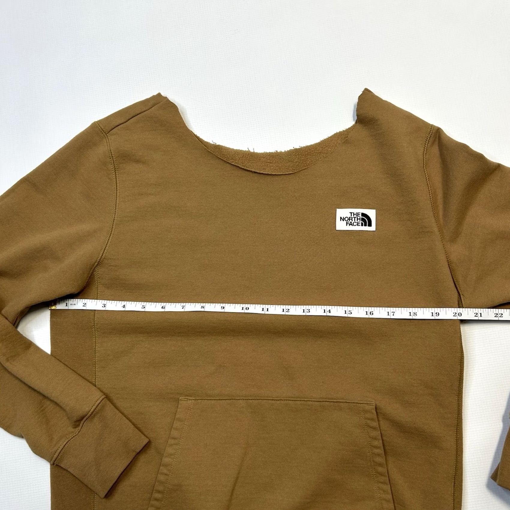 The North Face The North Face Women’s Heritage Patch Collarless Sweatshirt Almond Butter Tan L Pullover Size L / US 10 / IT 46 - 6 Thumbnail
