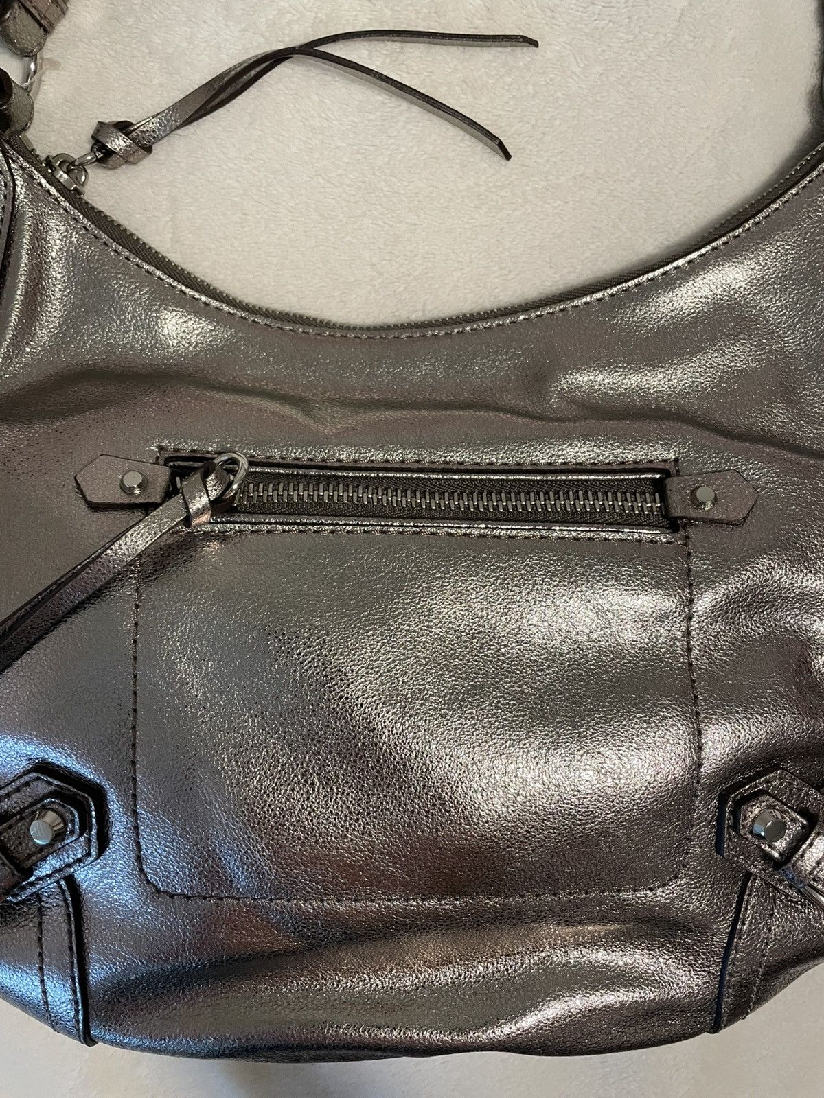 Michael Kors Michael Kors FALLON Nickel Colored Shoulder Bag Size ONE SIZE - 4 Thumbnail