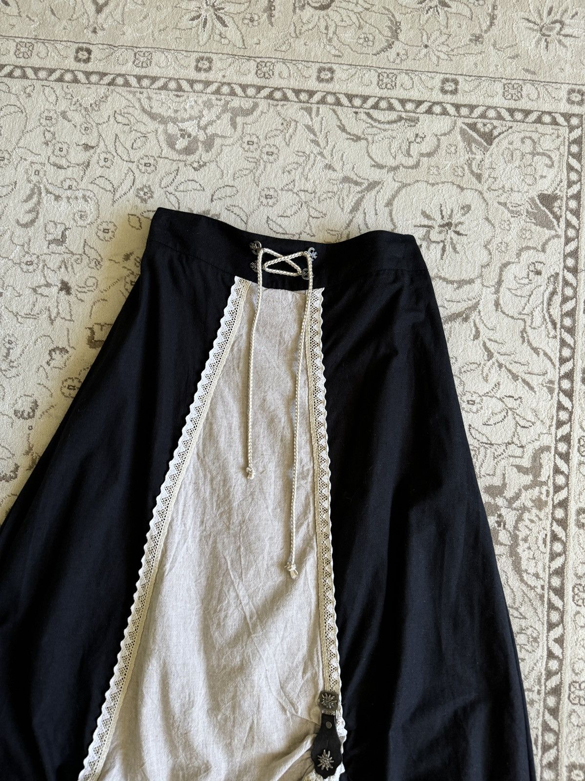 Hysteric Glamour Vintage Stockerpoint Fairy Core Maxi Skirt Gothic Vibe Y2K Size 30" / US 8 / IT 44 - 9 Thumbnail