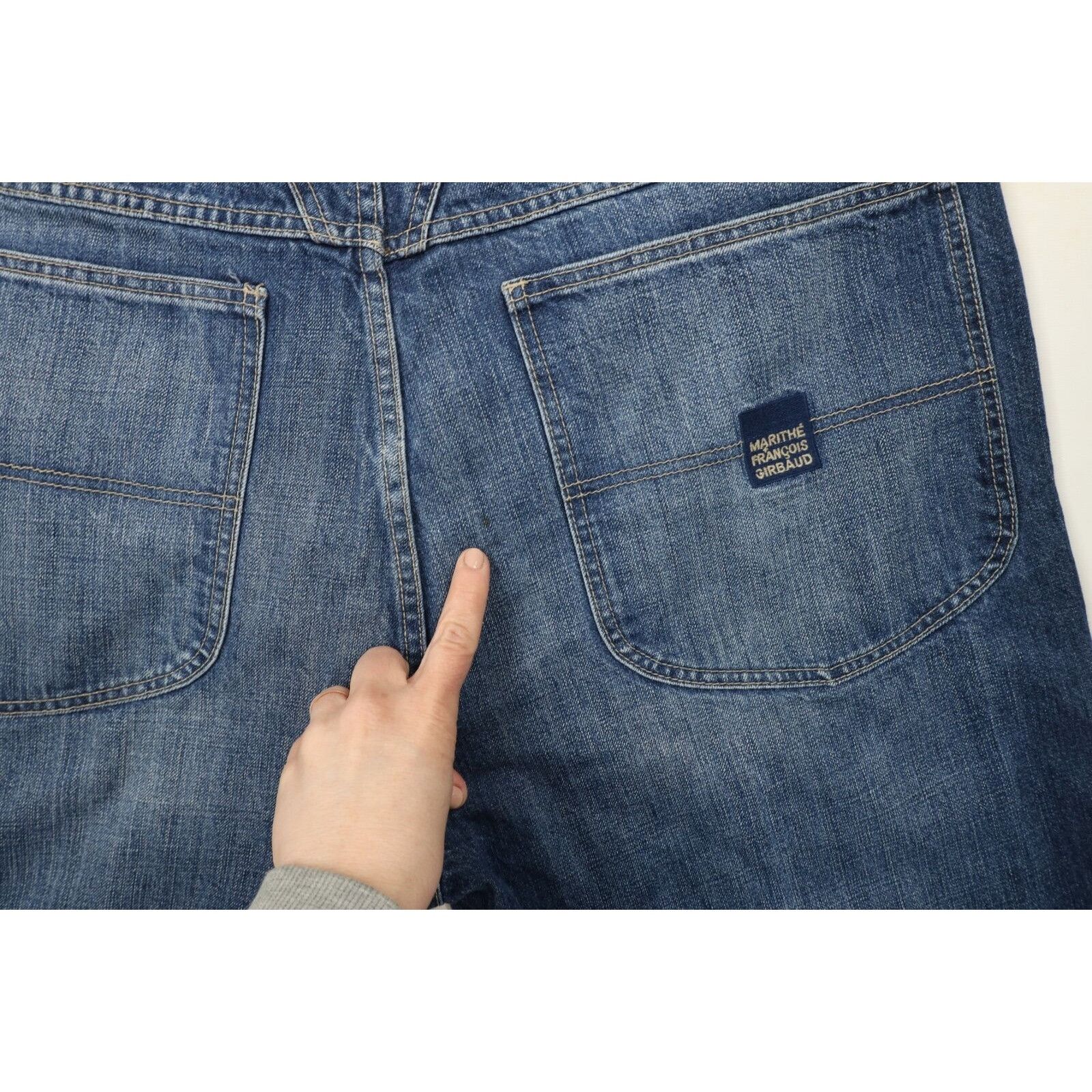Marithe + Francois Girbaud × Vintage Vintage 90s Marithe Francois Girbaud Wide Leg Jeans Size US 40 / EU 56 - 12 Thumbnail