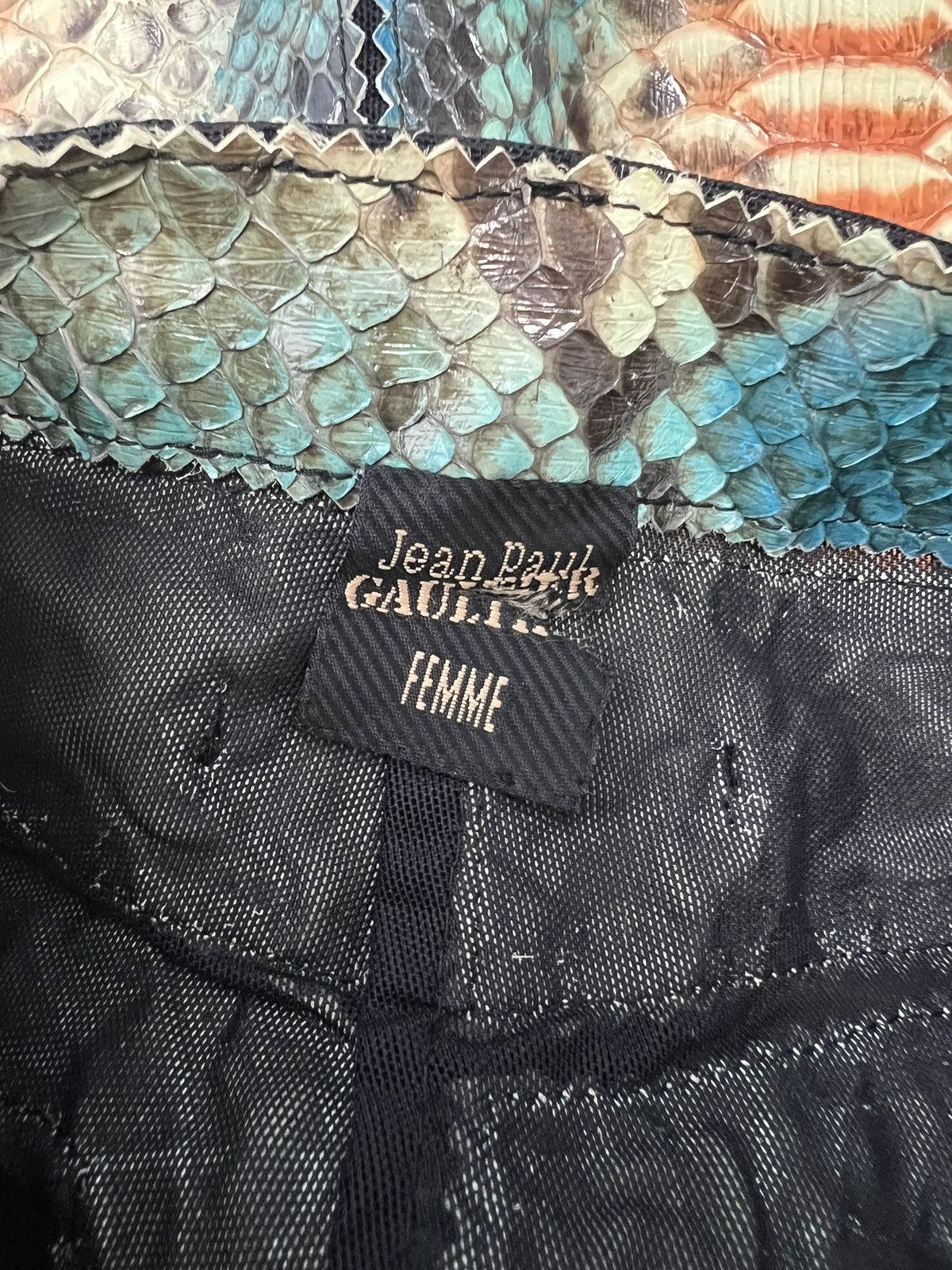 Jean Paul Gaultier Jean Paul Gaultier - S/S 2007 - Phyton Snake Skin Trousers Size US 30 / EU 46 - 17 Thumbnail
