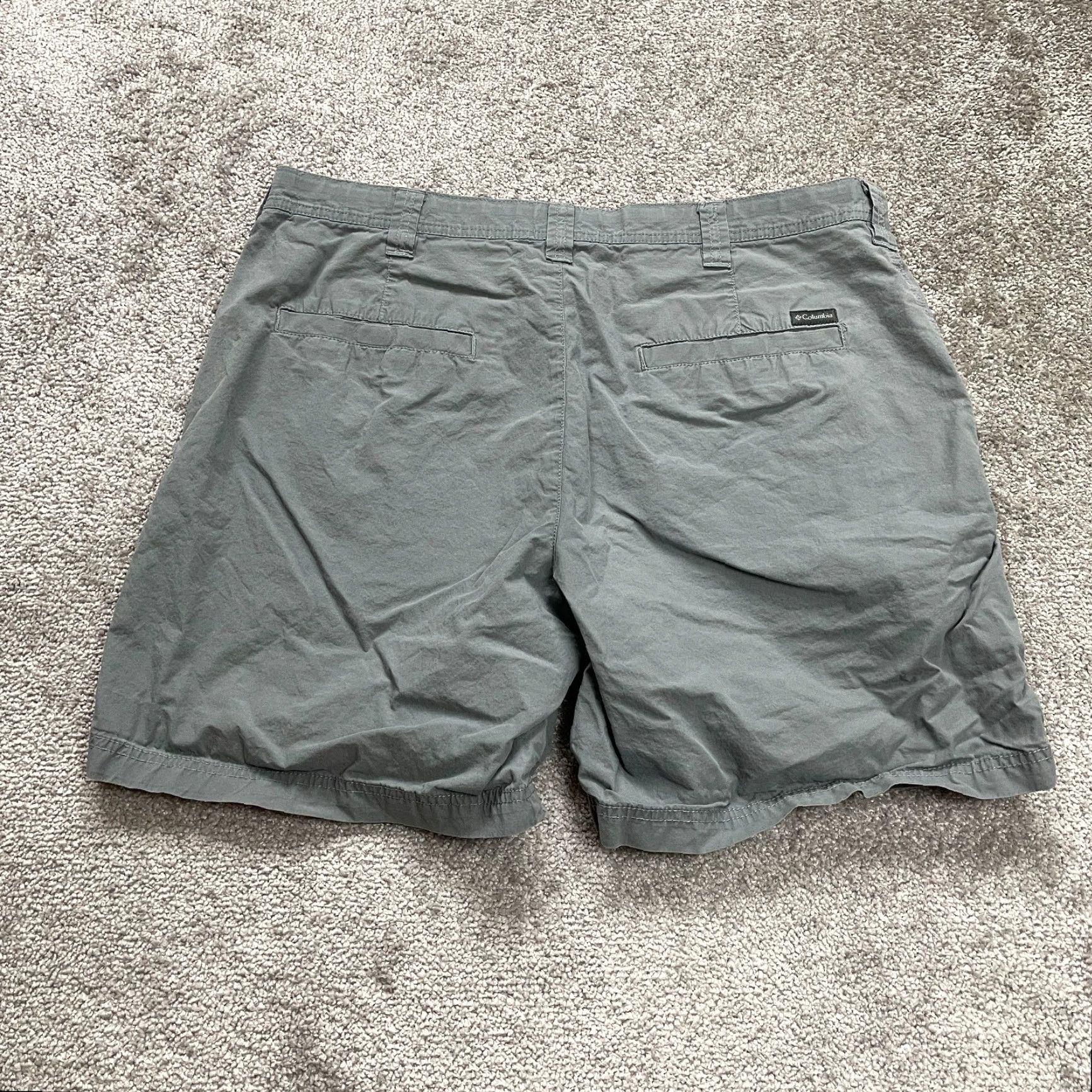 Vintage VINTAGE Columbia Men’s Chino Shorts Casual Outdoor 36x7.5 Gray Cotton Flat Front Size US 36 / EU 52 - 2 Thumbnail
