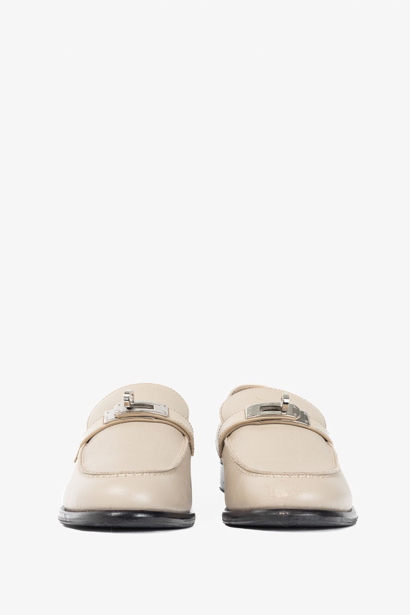 Hermes Hermes Destin Epsom Calfskin Kelly-Buckle Loafers Size US 6.5 / IT 36.5 - 3 Thumbnail