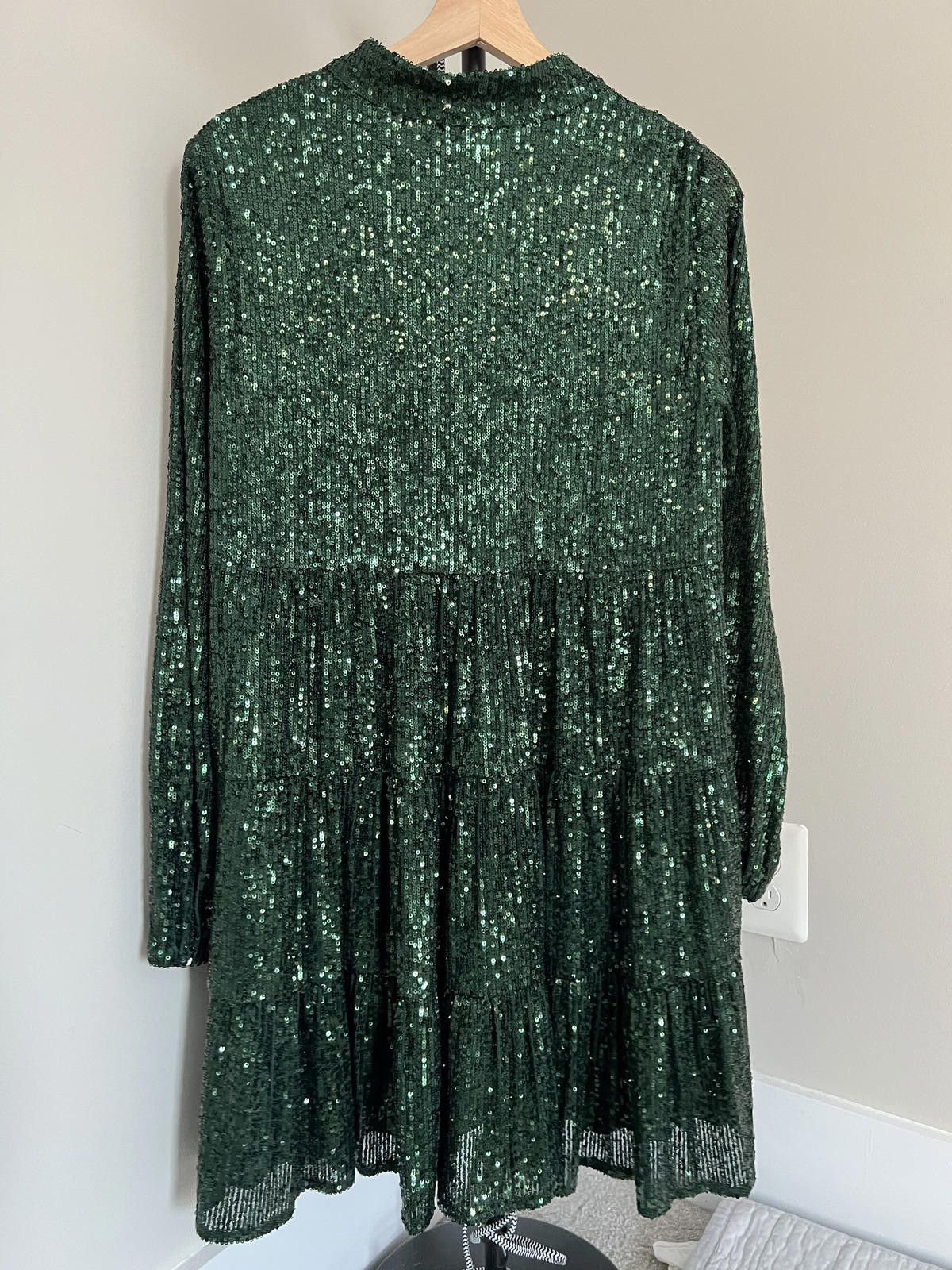 Other Sail to Sable Charlotte Sequin Dress - Emerald Green - Small Size S / US 4 / IT 40 - 5 Thumbnail