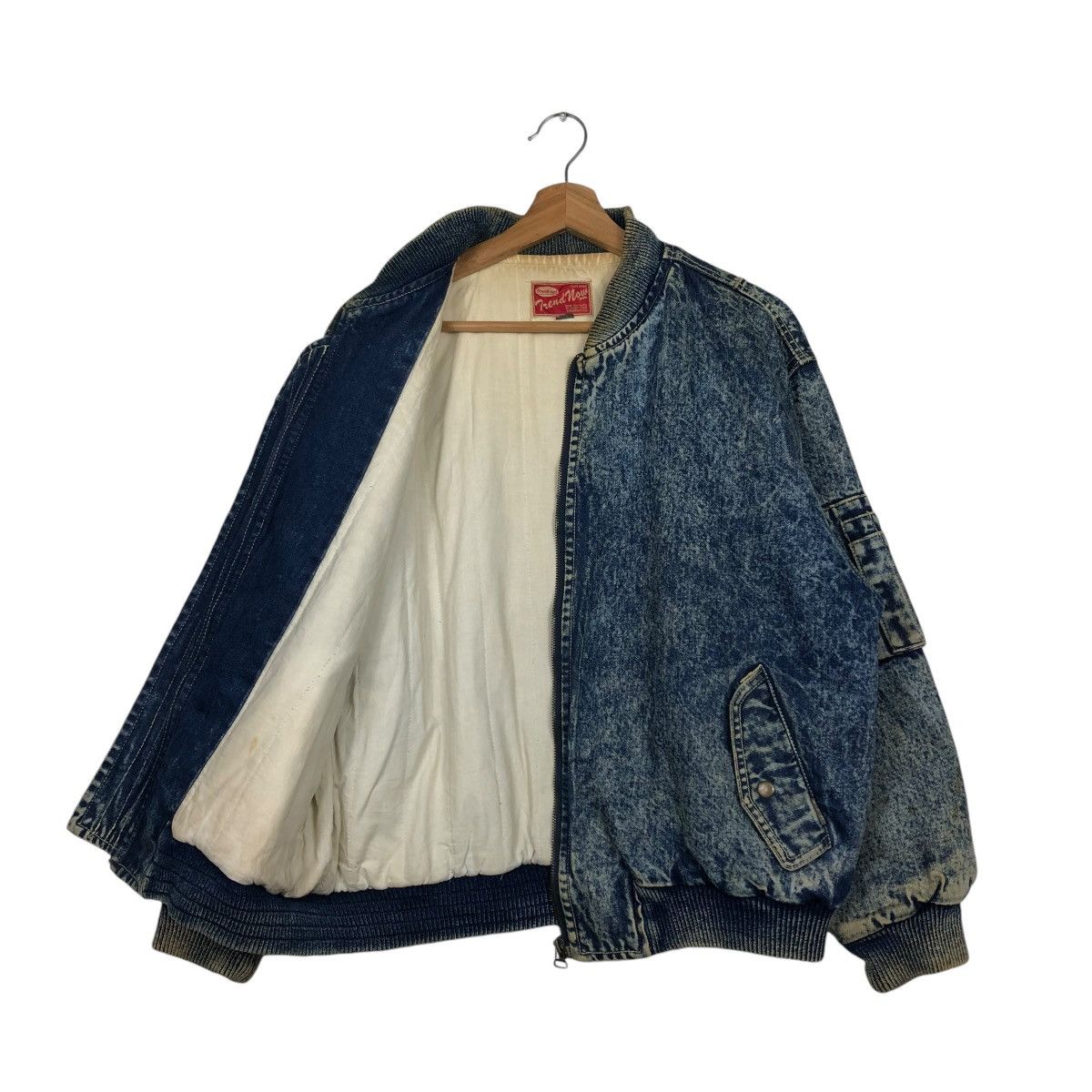 Hysteric Glamour 🔥VINTAGE BOMBER JACKET DENIM MADSTATION BIG LOGO Size US M / EU 48-50 / 2 - 13 Thumbnail