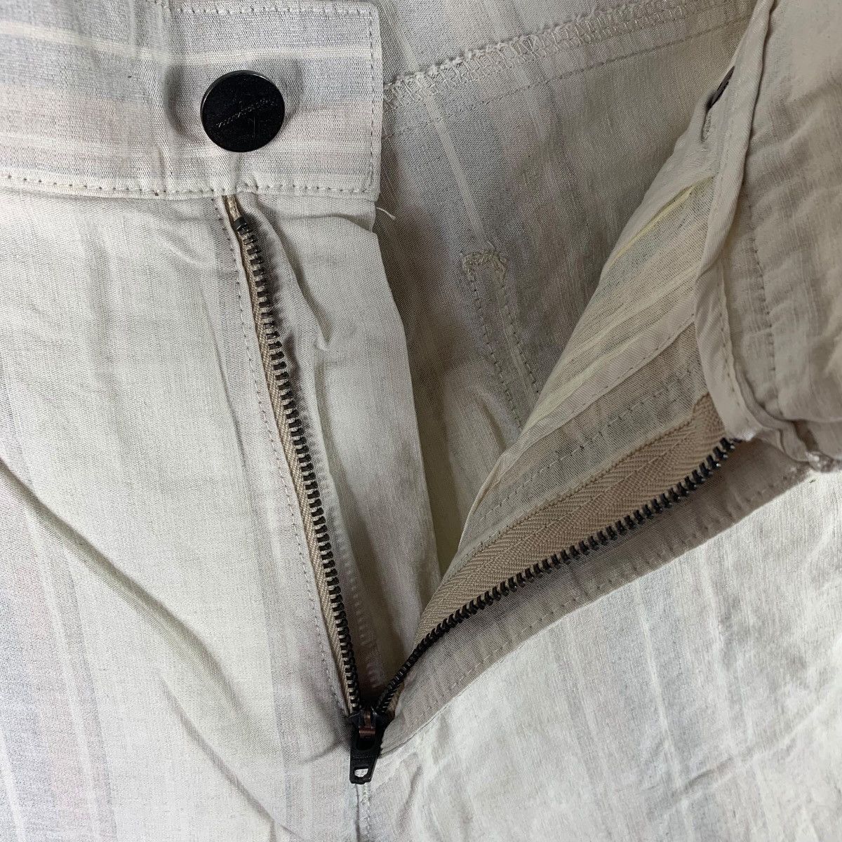 Vintage SALVATORE FERRAGAMO stripe linen pants