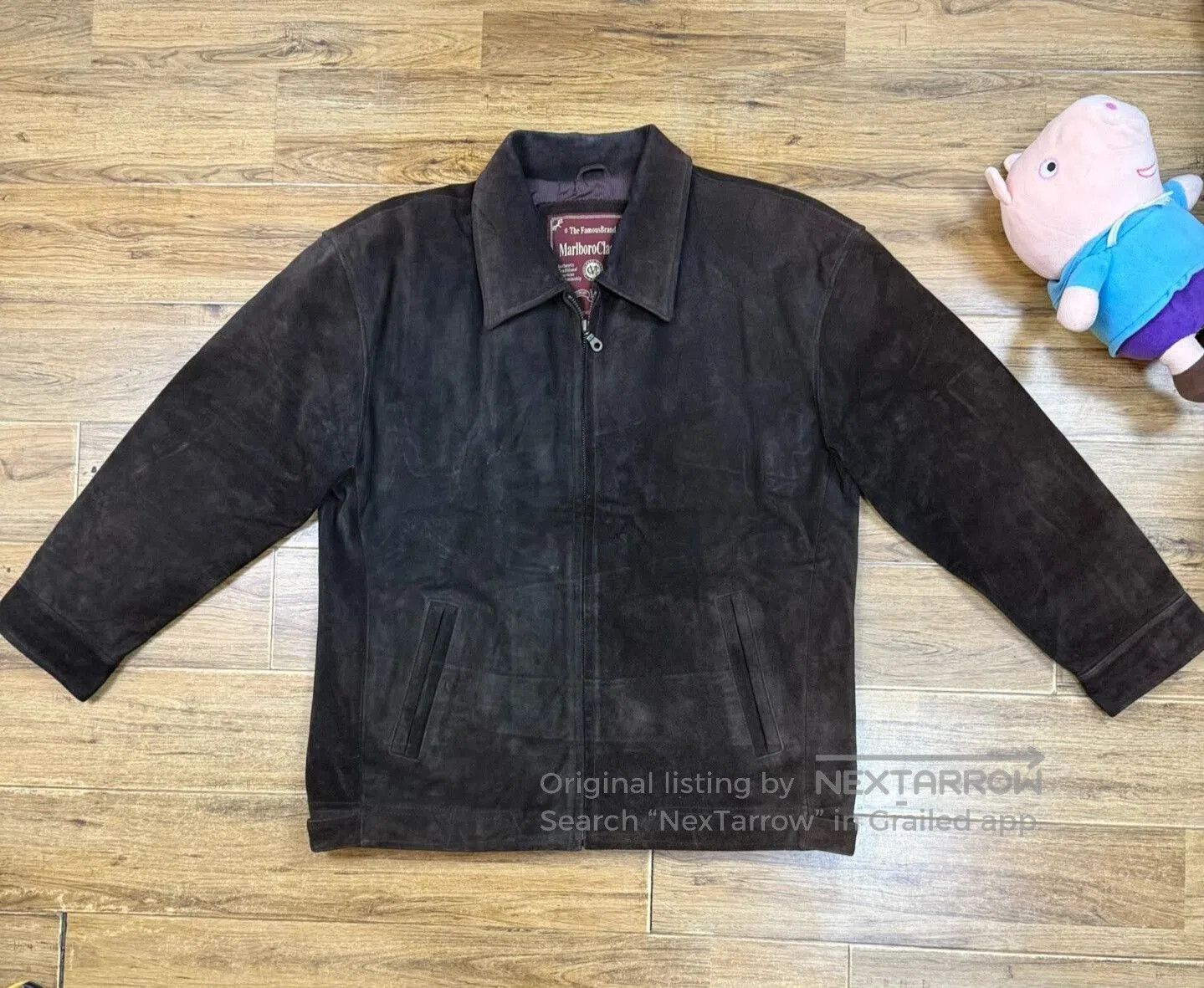 Marlboro Classics Marlboro Classics Men's Brown Suede Jacket. Size US L / EU 52-54 / 3 - 1 Thumbnail