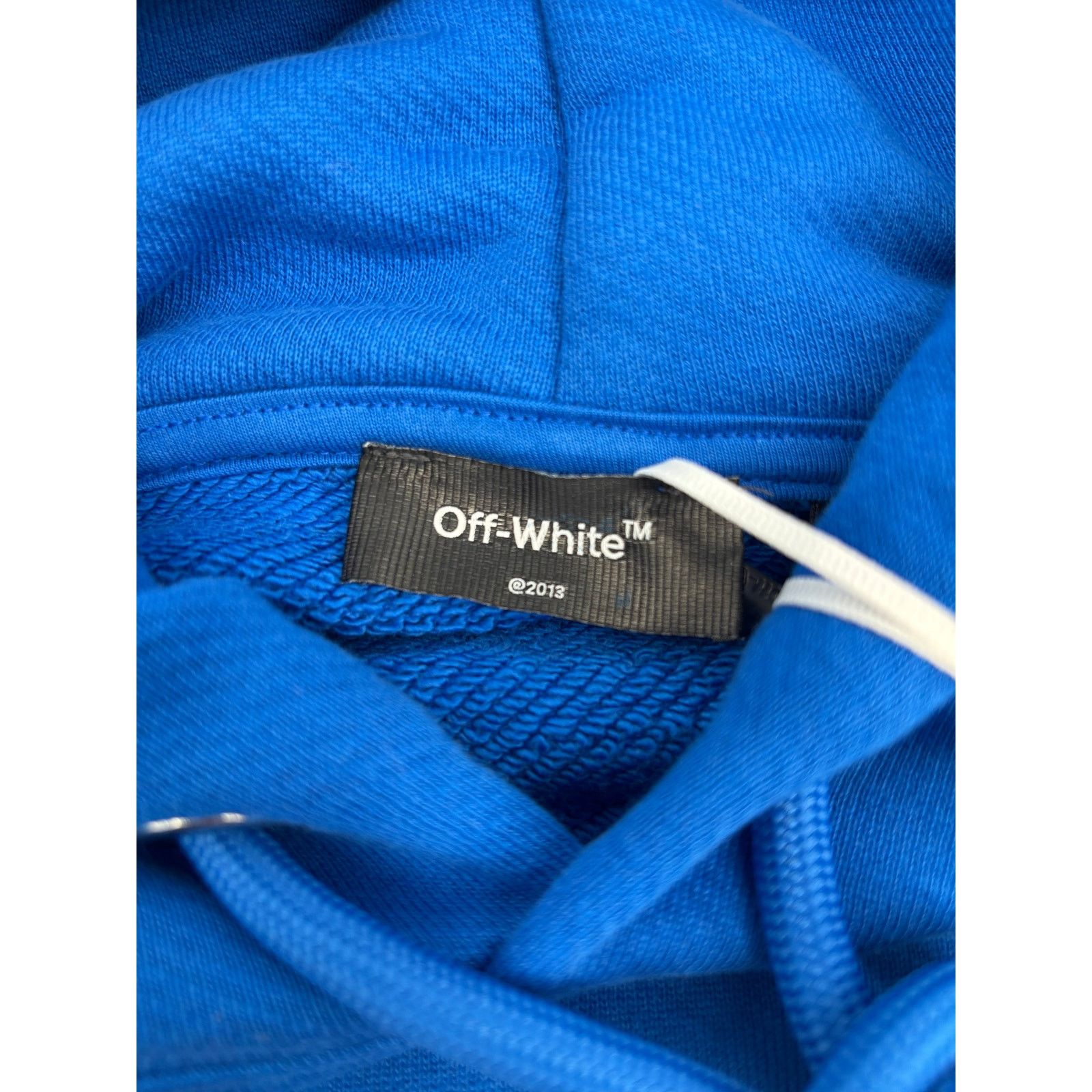 Off-White Off-White Blue Pullover Hoodie Size Large Size US L / EU 52-54 / 3 - 5 Thumbnail