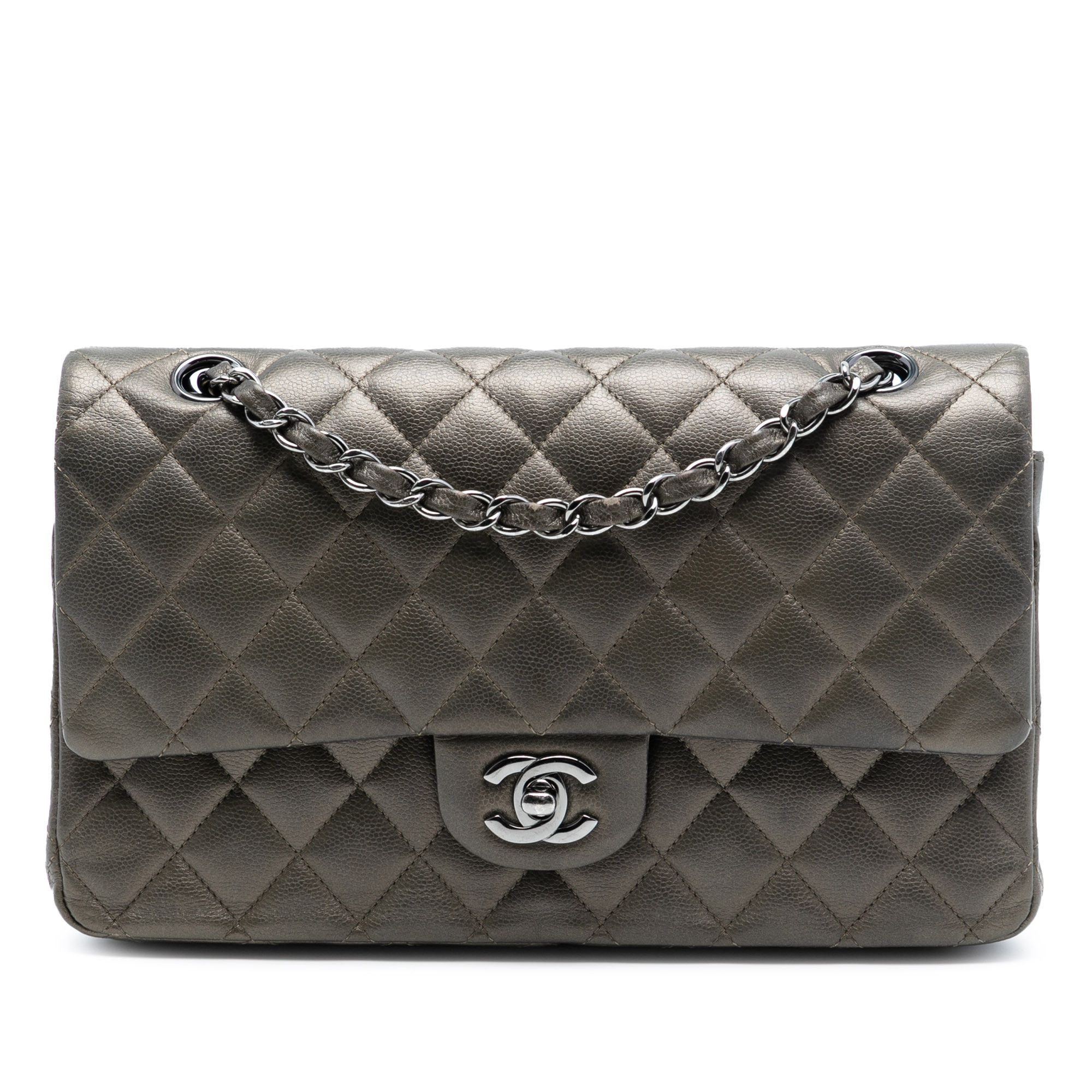 Chanel Chanel Medium Classic Metallic Caviar Double Flap Size ONE SIZE - 1 Thumbnail