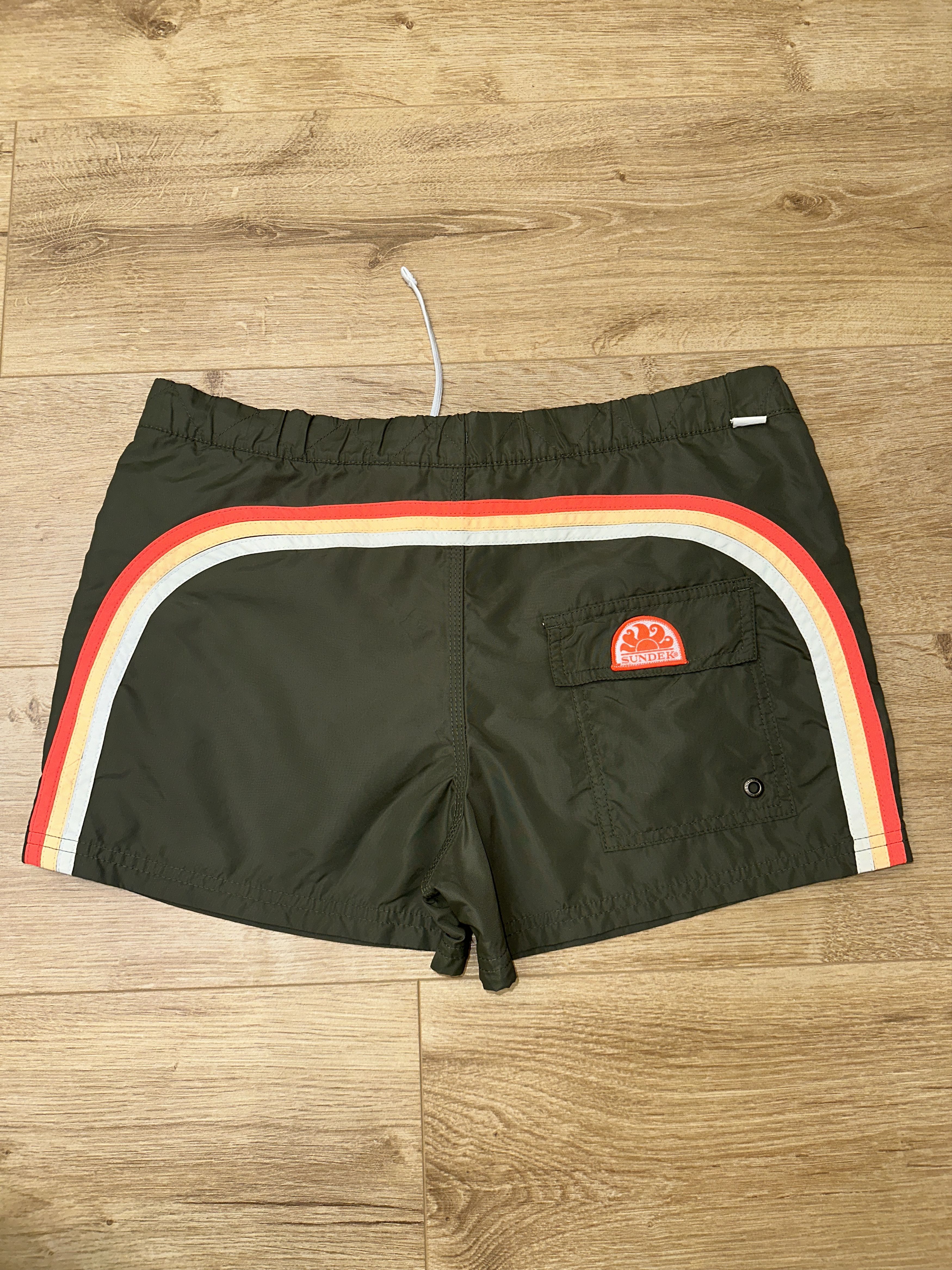 Sundek Sundek Swim Shorts Size S M520BDTA100 Nylon Zip Fly Size US 30 / EU 46 - 2 Thumbnail