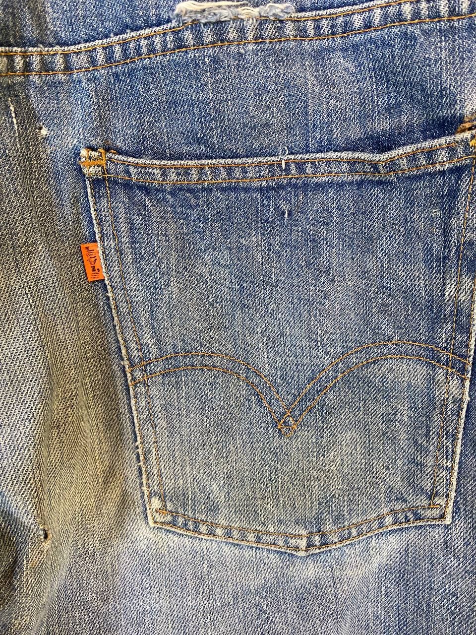 Levi's vintage 70s levis 646 bootcut flare distressed denim Size US 32 / EU 48 - 2 Thumbnail