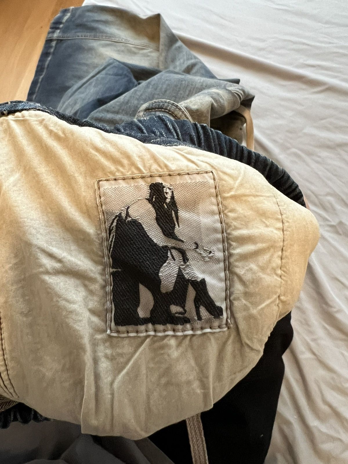 Rick Owens Drkshdw Rick Owens Double Jumbo Cargo Belas Pants Minearl Pearl Size US 28 / EU 44 - 5 Thumbnail