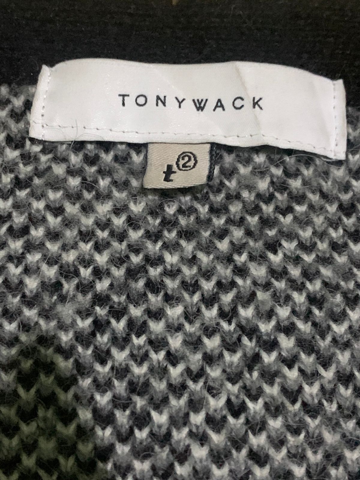 Japanese Brand × Vintage Tonywack mohair fuzz cardigan ifsixwasnine lgb style Size US L / EU 52-54 / 3 - 3 Thumbnail