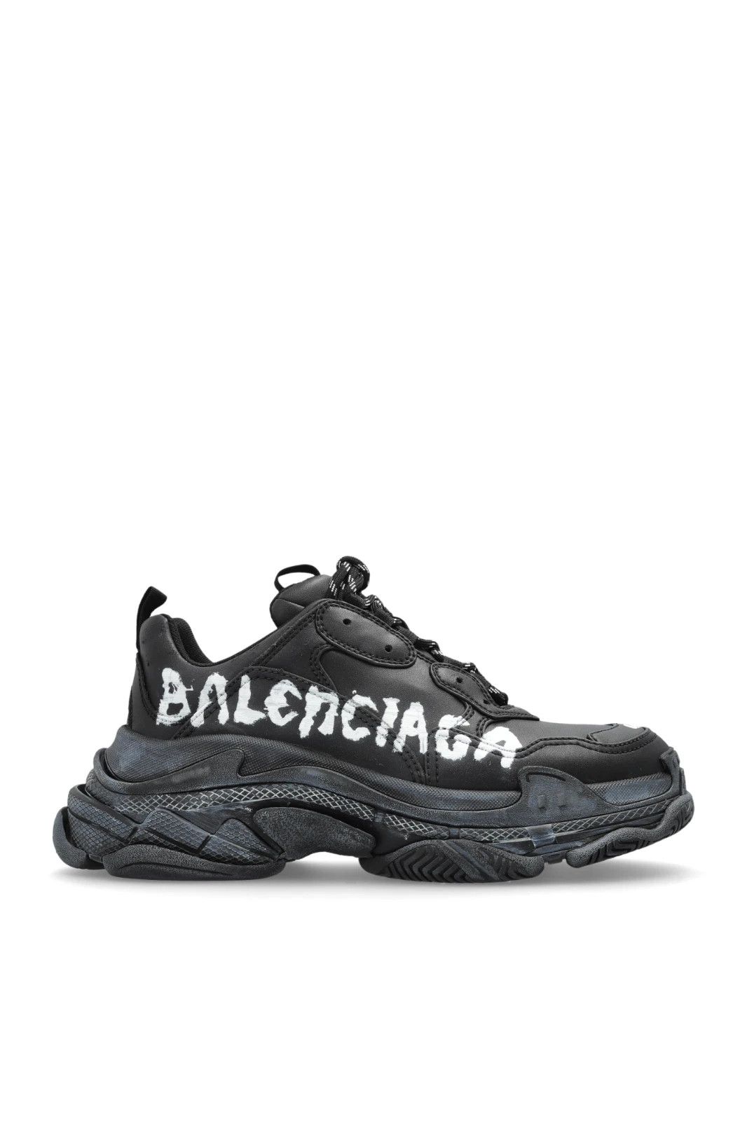 BALENCIAGA Triple S B/W Women's Sneakers New Authentic