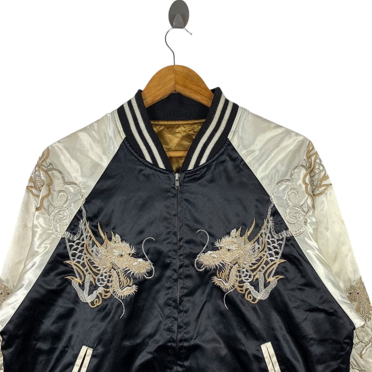 Japanese Brand HOSHIHIME Japanese Brand Sukajan Japan Dragon Embroidered Size US L / EU 52-54 / 3 - 4 Thumbnail