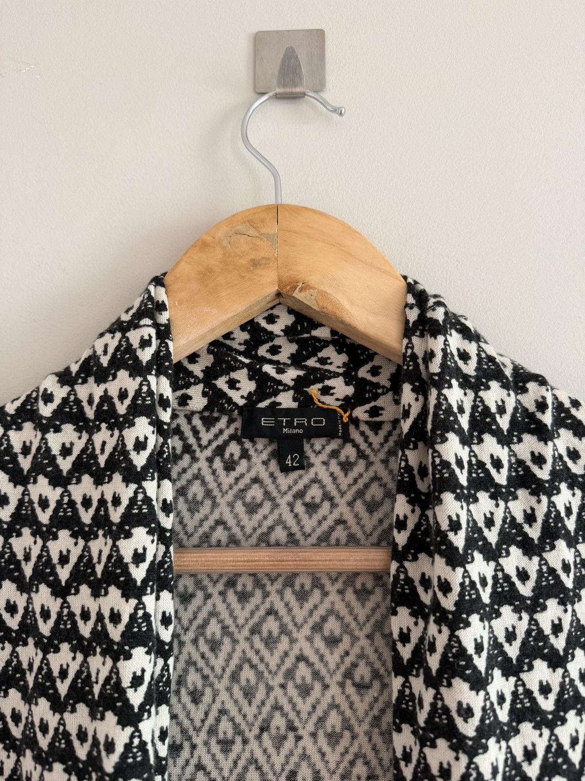 Etro Etro Milano Silk Cashmere Pattern Cardigan Size M / US 6-8 / IT 42-44 - 5 Thumbnail