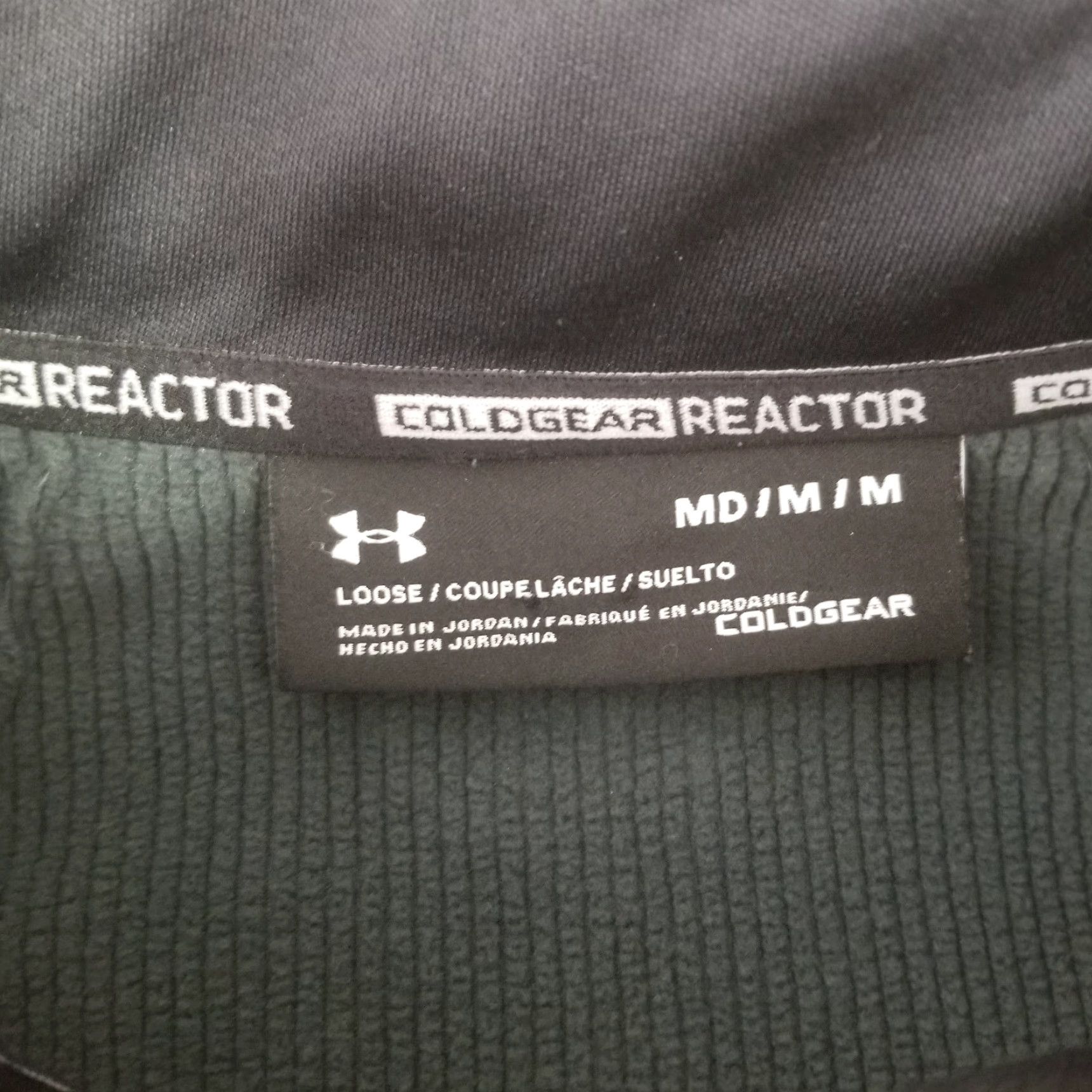 Under Armour Under Armour Sweater Mens Medium Gray Loose Fit ColdGear Reactor Zip Sweatshirt Size US M / EU 48-50 / 2 - 3 Thumbnail