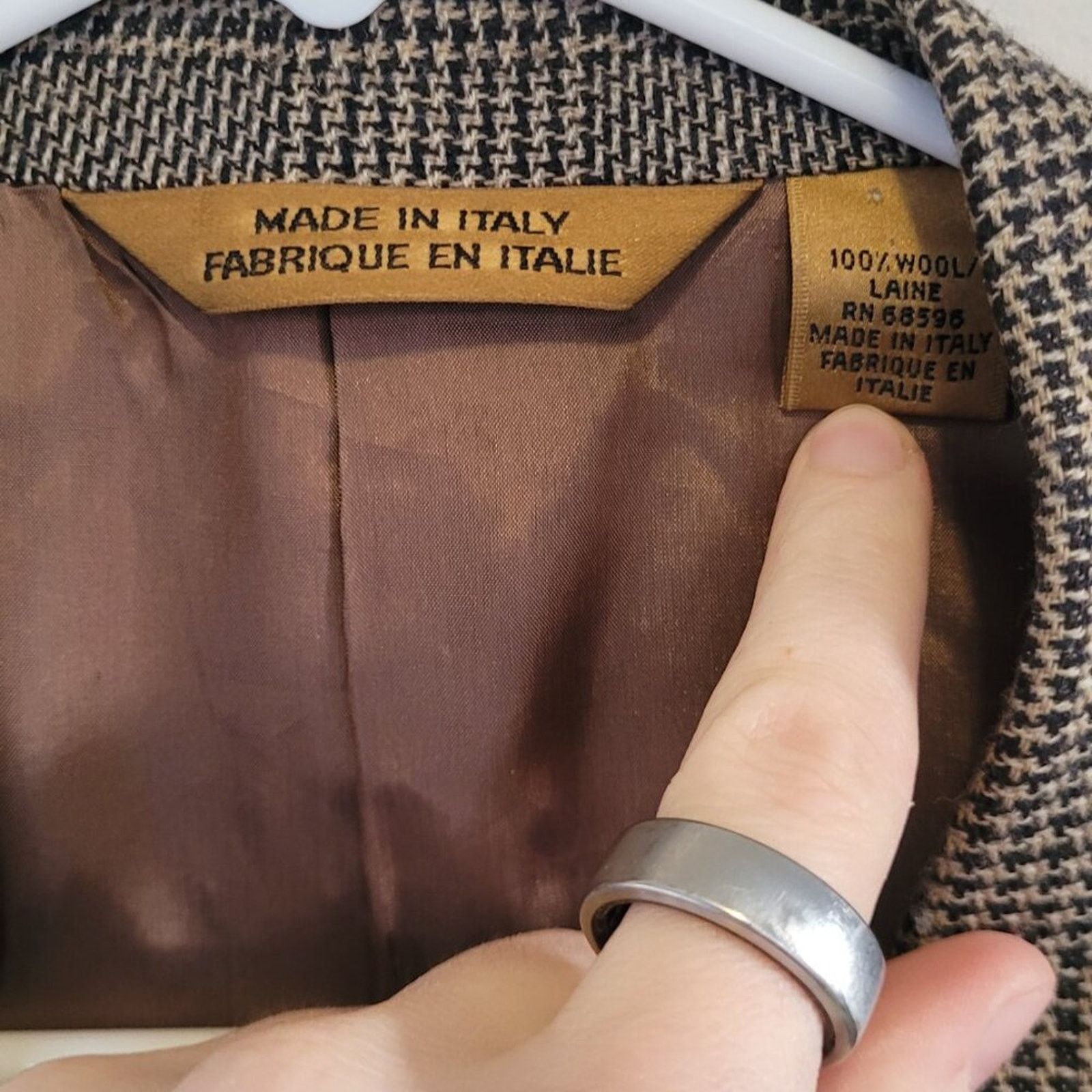 Donna Karan Vintage Donna Karan NY Men's Wool Blazer 44R Made in Italy Size US L / EU 52-54 / 3 - 2 Thumbnail
