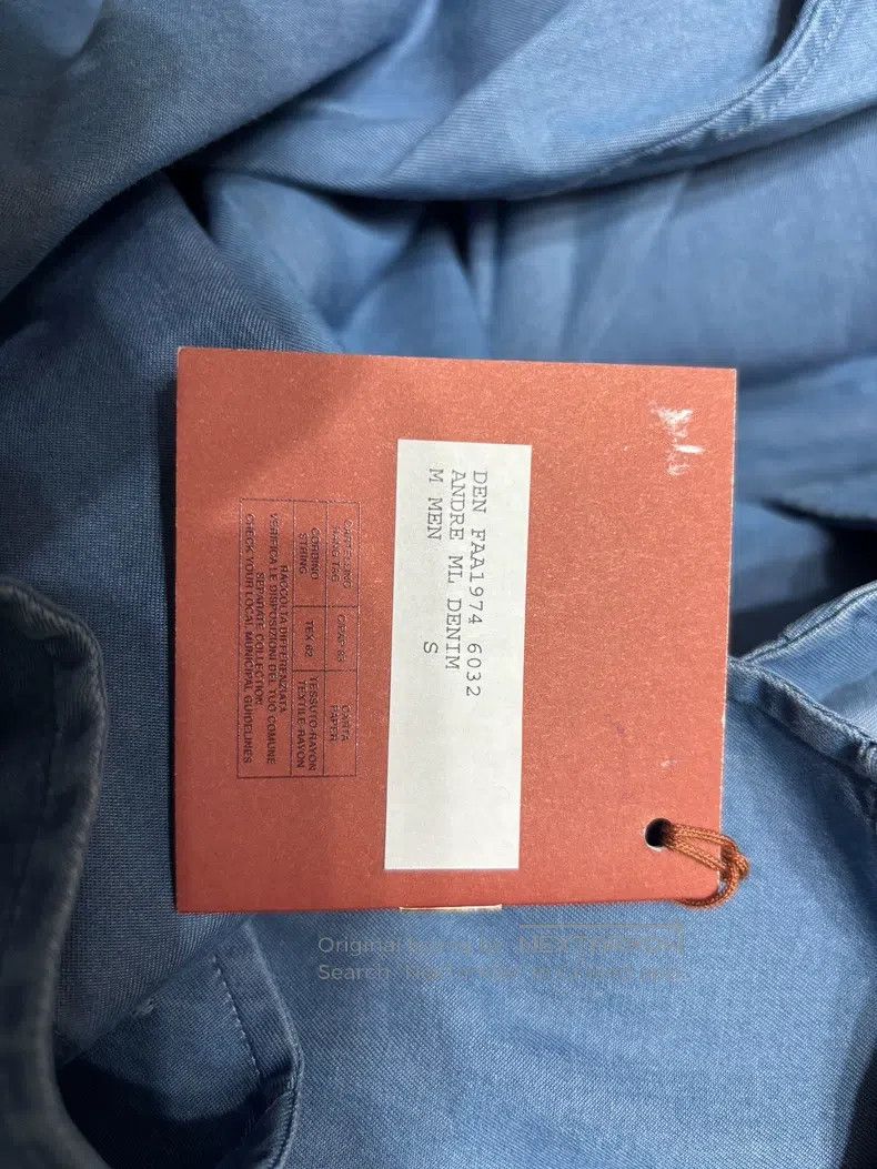 Loro Piana Loro Piana Blue Pure Cotton Shirt Size US S / EU 44-46 / 1 - 3 Thumbnail