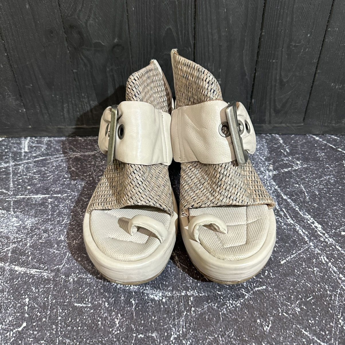 A.S.98 A.S 98 Airsteps Women’s Leather Platform Sandals Size 38 Size US 8 / IT 38 - 5 Thumbnail