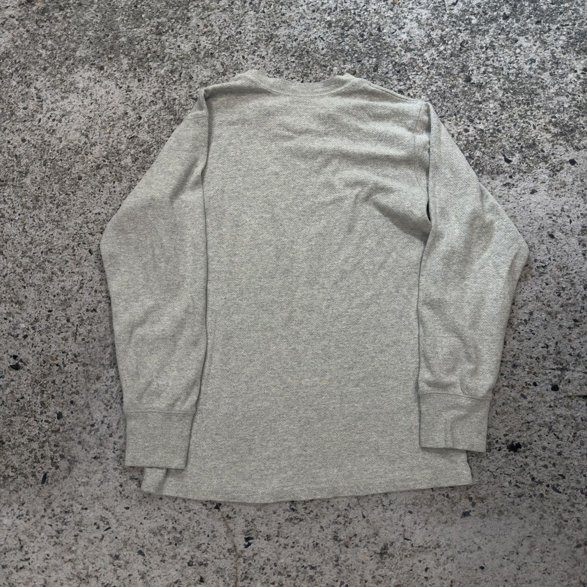 Vintage Thermal Longsleeve Shirt Thrashed Faded ERD Grunge Chrome Size US L / EU 52-54 / 3 - 5 Thumbnail