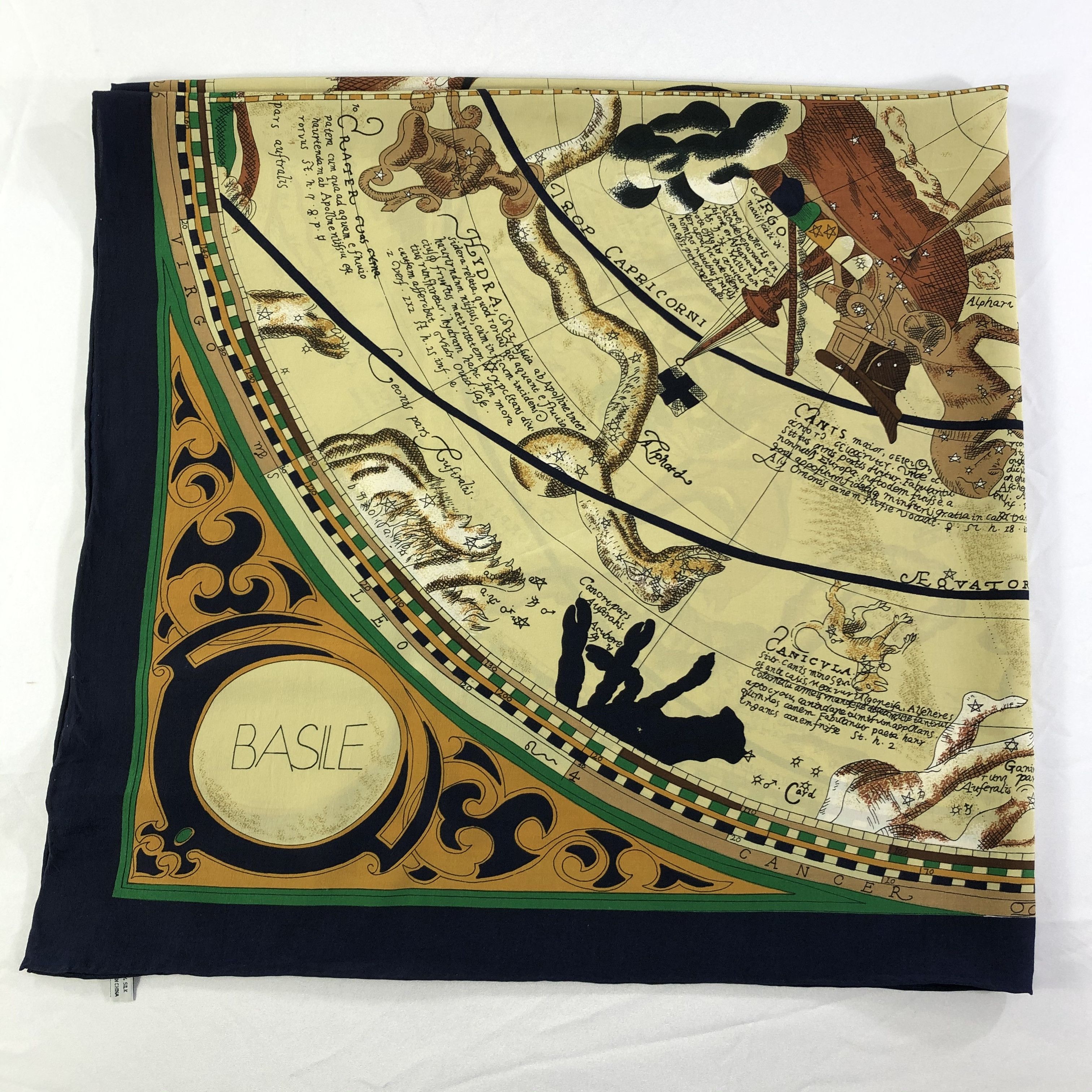 Vintage Vintage Basile Silk Scarf Size ONE SIZE - 2 Thumbnail