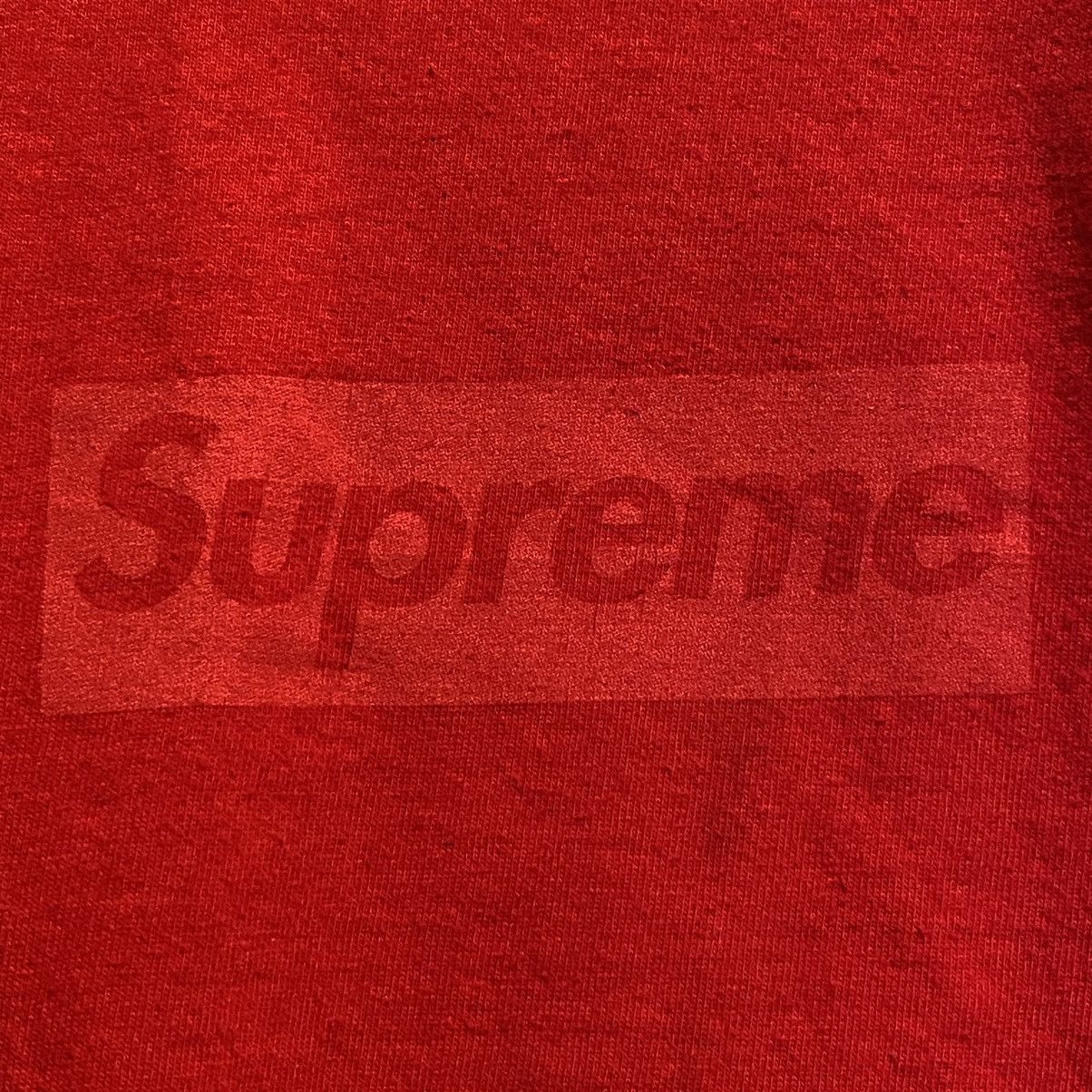 Supreme Supreme Tonal Box Logo Tee Red Size US L / EU 52-54 / 3 - 3 Thumbnail