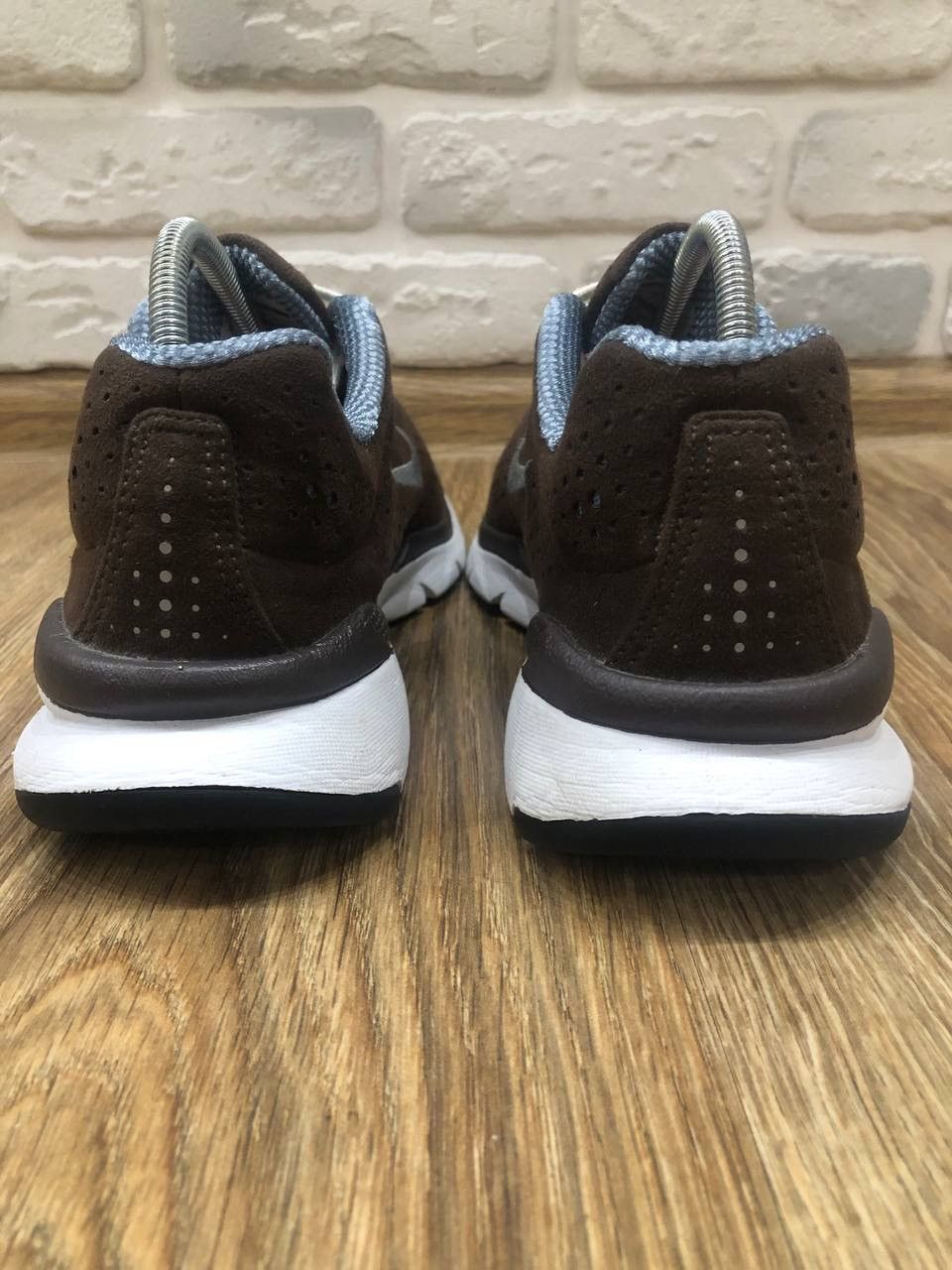 Vintage Vintage Women's Nike Air Zoom Moire + Brown Suede Sneakers Size US 8 / IT 38 - 7 Thumbnail