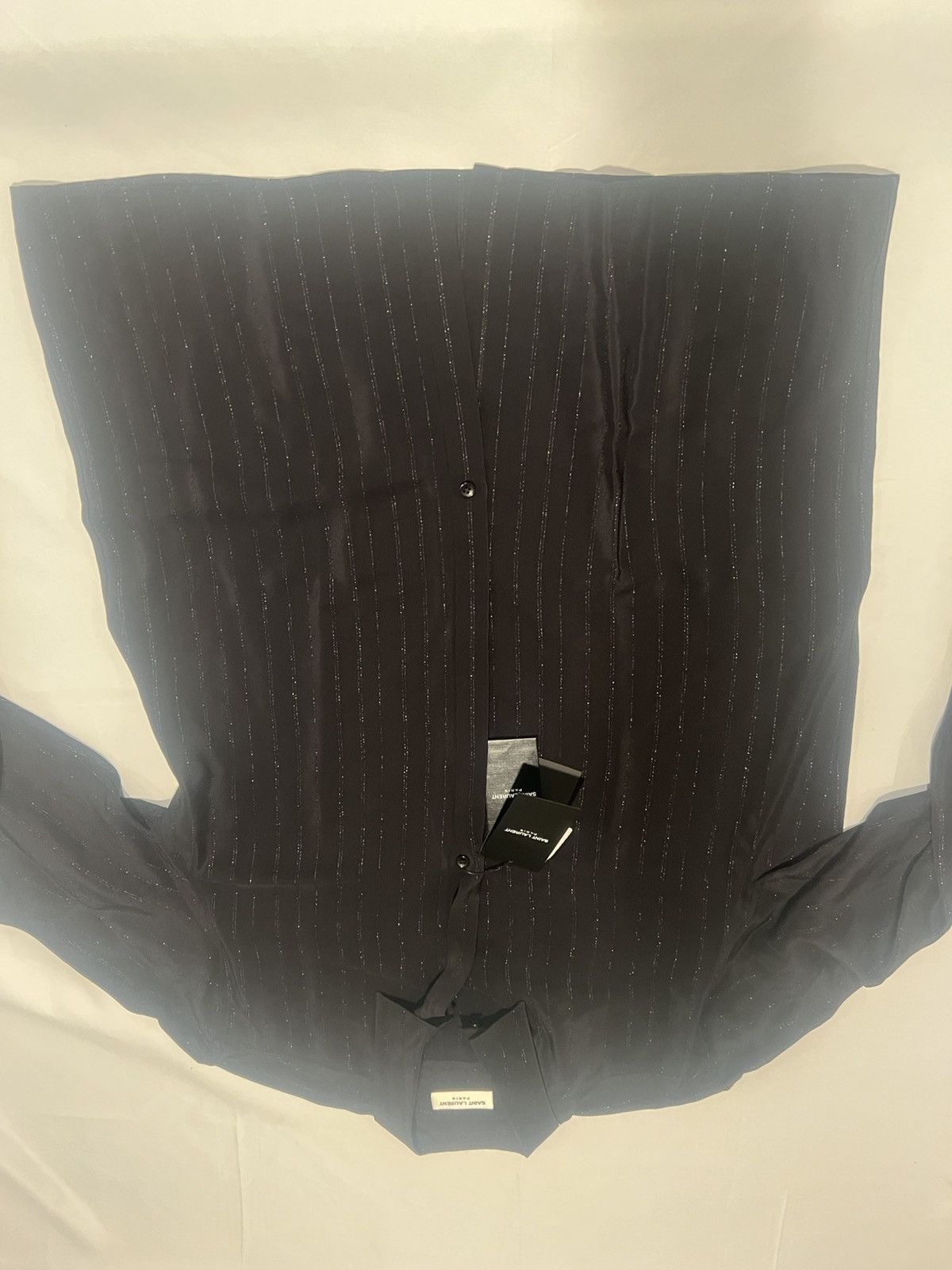 Saint Laurent Paris Saint Laurent men’s silk shirt. 40/M.$1690 Size US M / EU 48-50 / 2 - 2 Thumbnail