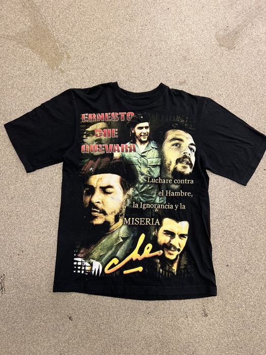 Vintage 90s Mexican Bootleg Ernesto Che Guevara All Over Print T